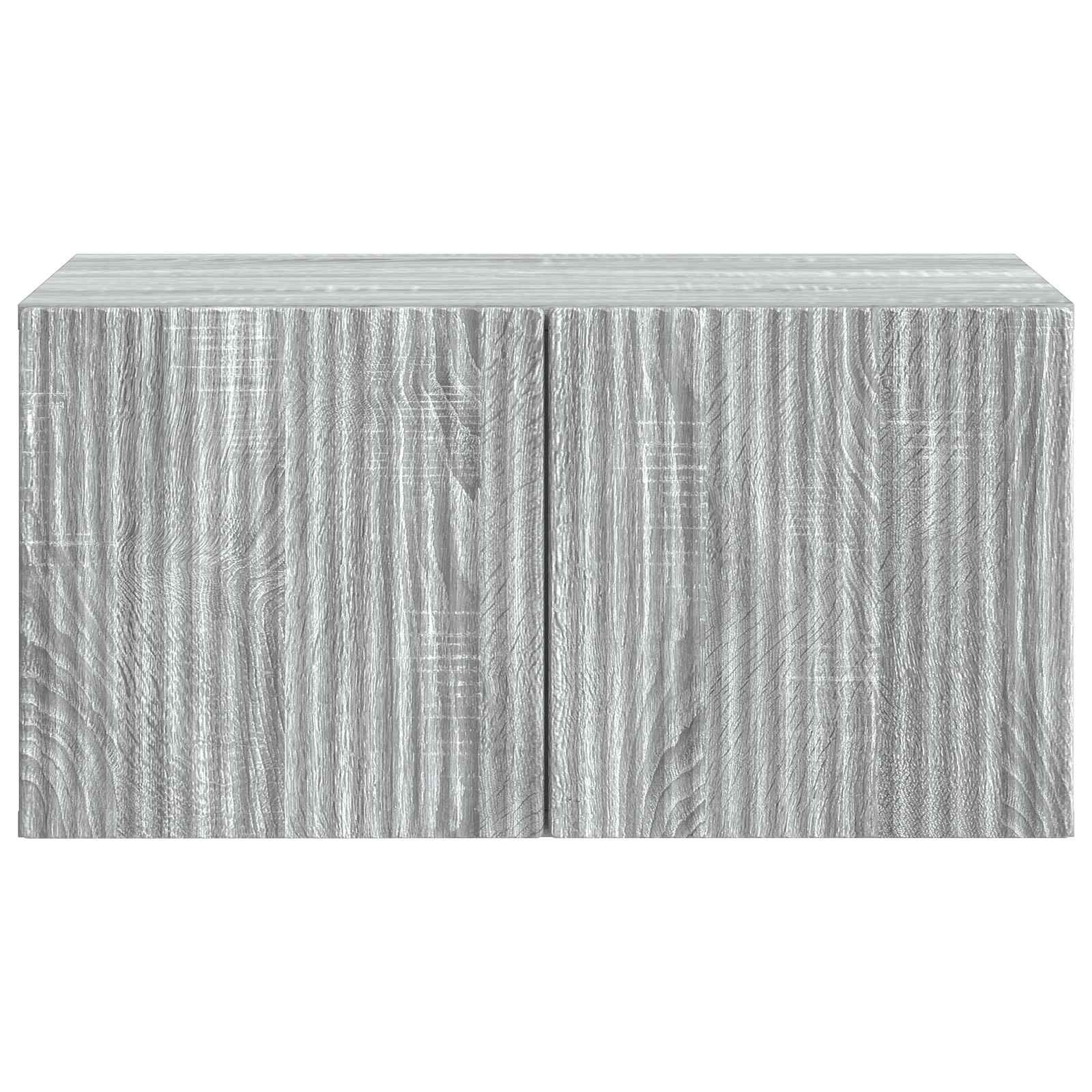 Meuble TV mural Sonoma gris 59,5 x 41 x 30 cm Bois d'ingénierie - XIOS