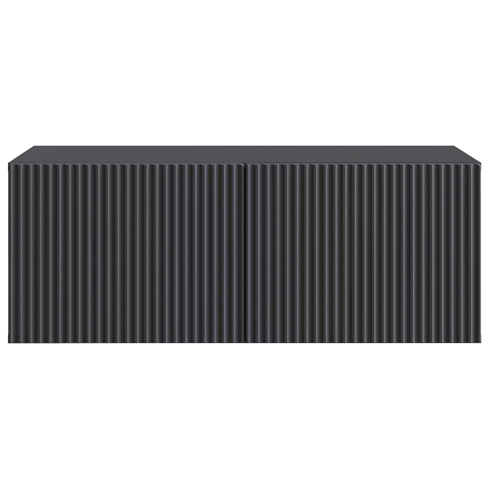 Meuble TV mural Noir 78,5 x 41 x 30 cm Bois d'ingénierie - XIOS