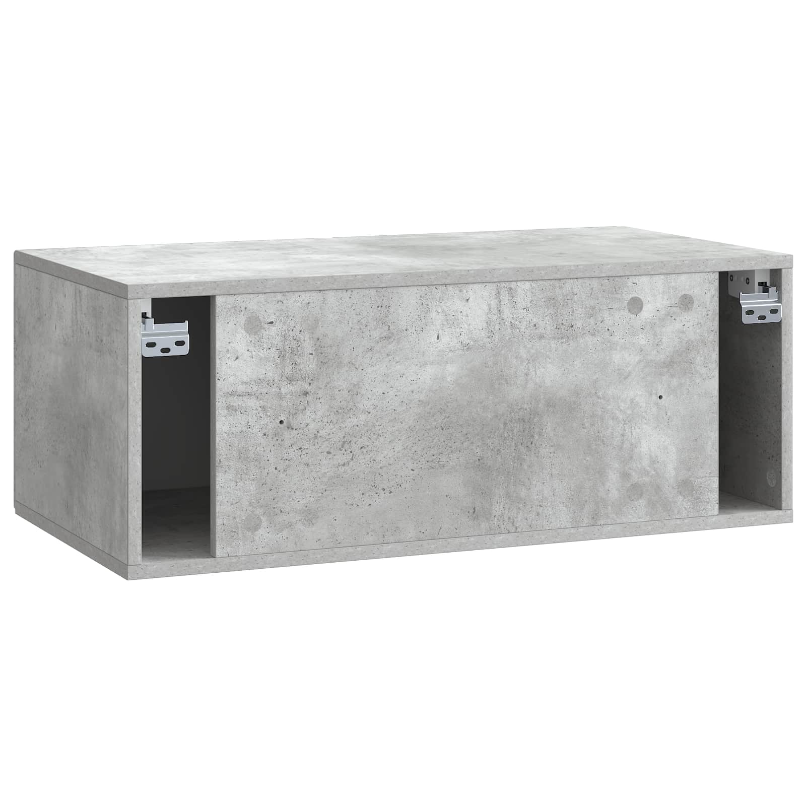 Meuble TV mural Gris béton 78,5 x 41 x 30 cm Bois d'ingénierie - XIOS