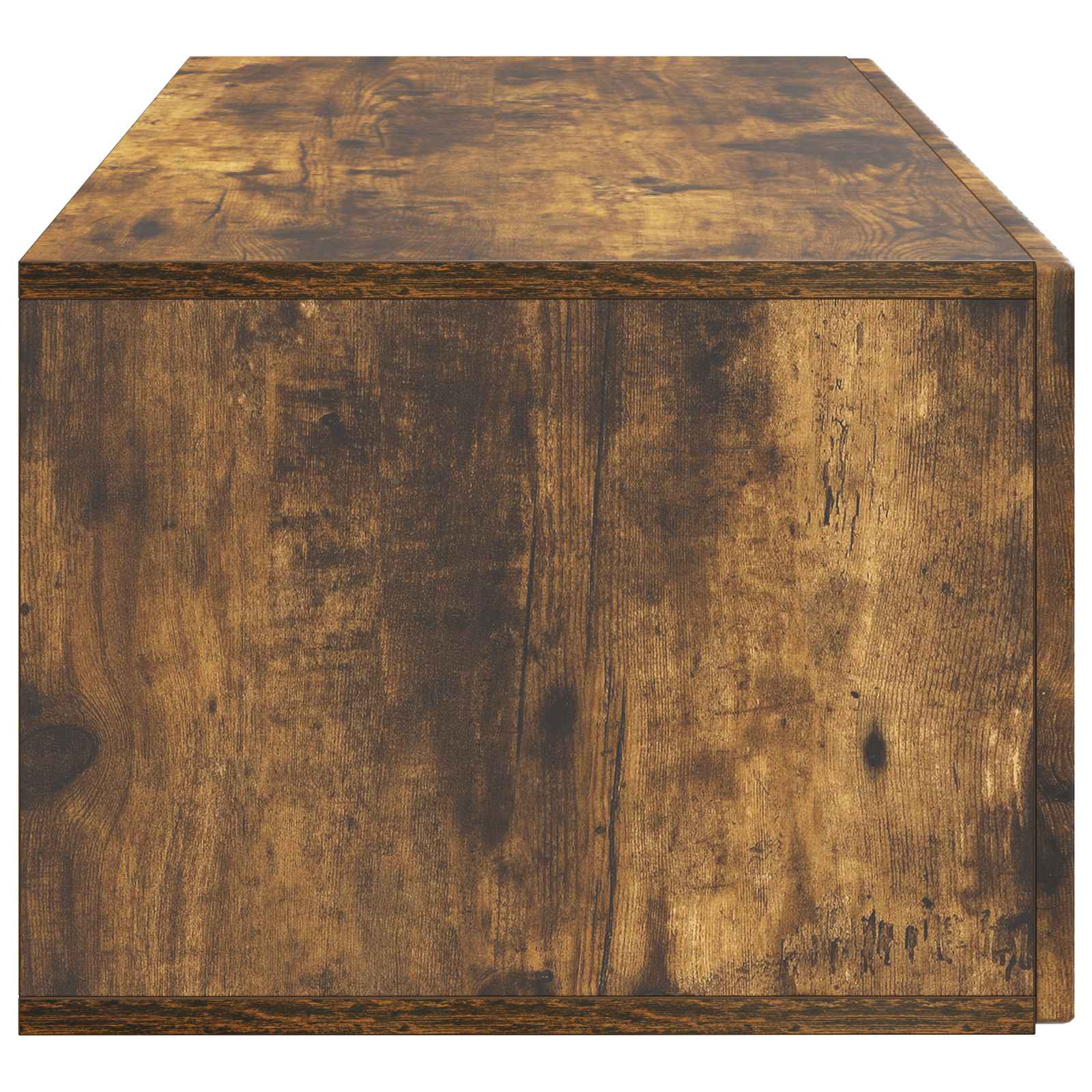 Meuble TV mural Chêne fumé 78,5 x 41 x 30 cm Bois d'ingénierie - XIOS