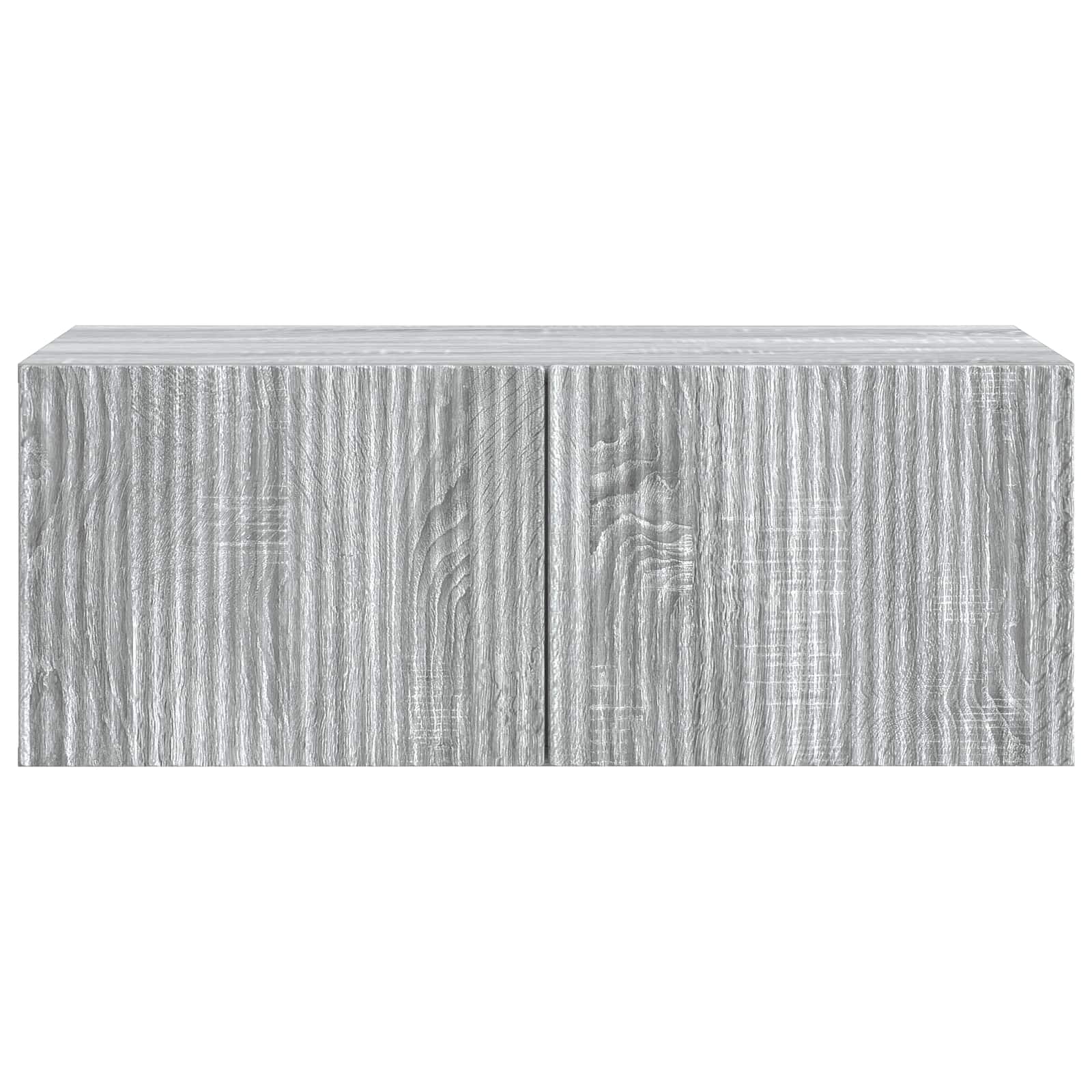 Meuble TV mural Sonoma gris 78,5 x 41 x 30 cm Bois d'ingénierie - XIOS