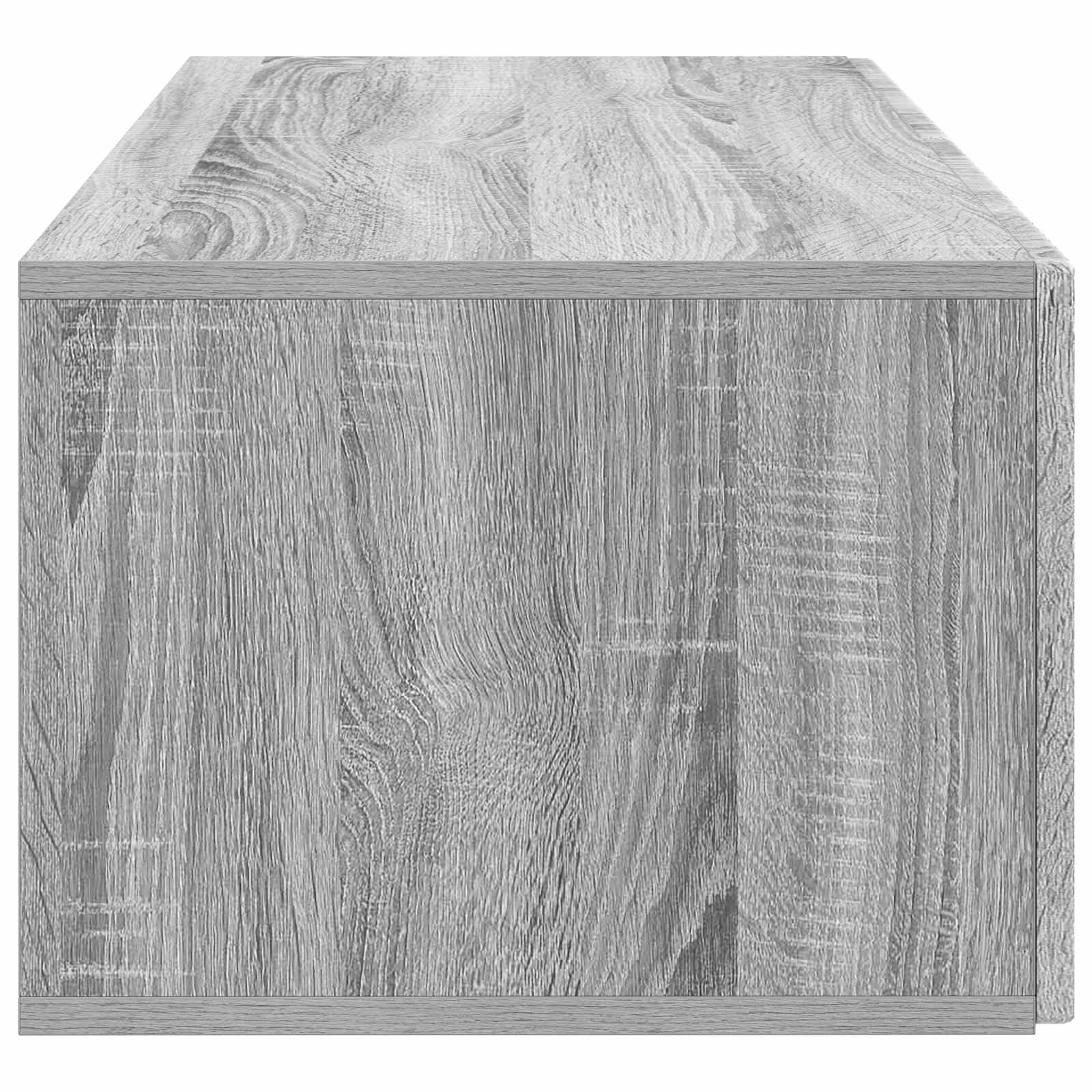 Meuble TV mural Sonoma gris 78,5 x 41 x 30 cm Bois d'ingénierie - XIOS