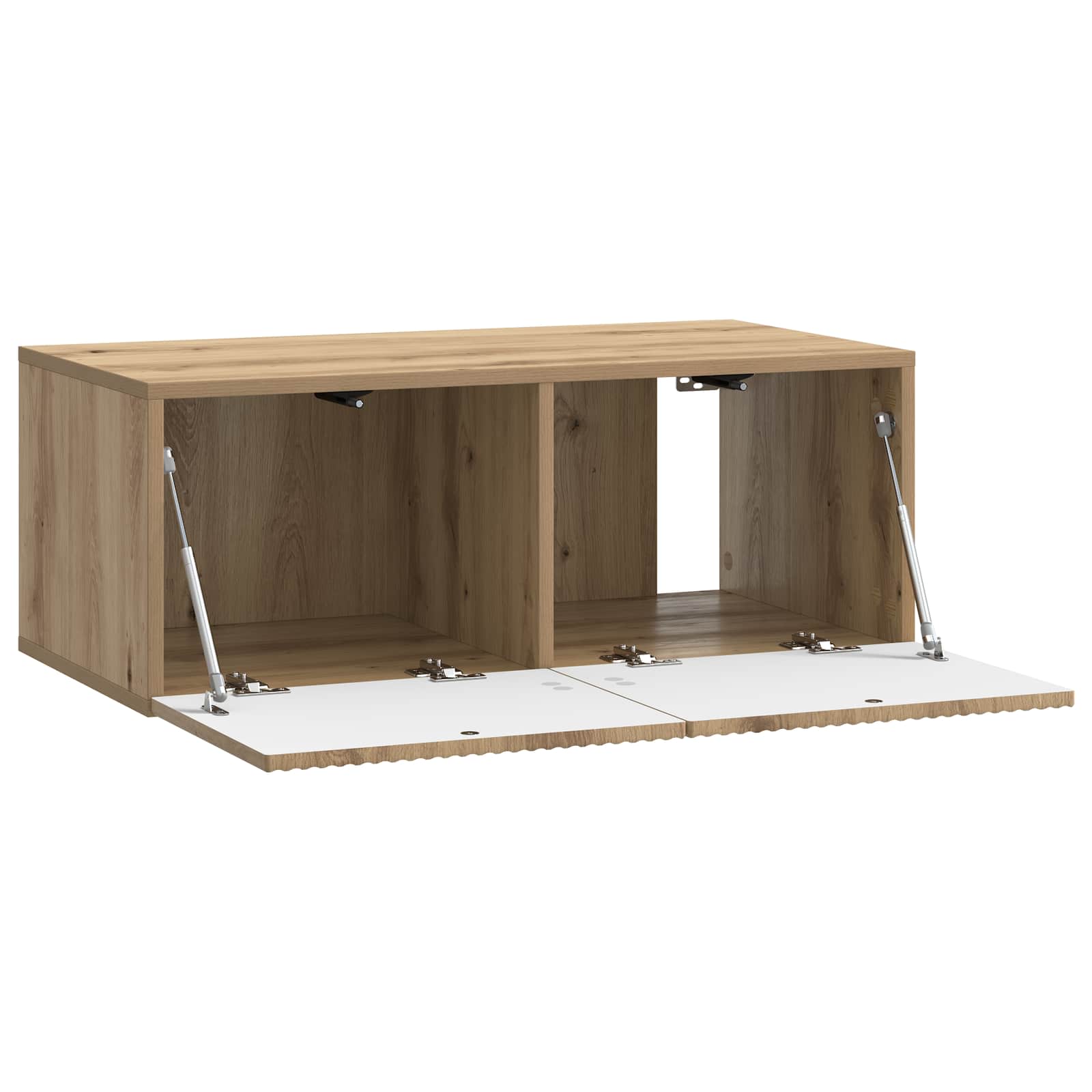 Meuble TV mural Montage mural Chêne artisanal 78,5 x 41 x 30 cm - XIOS