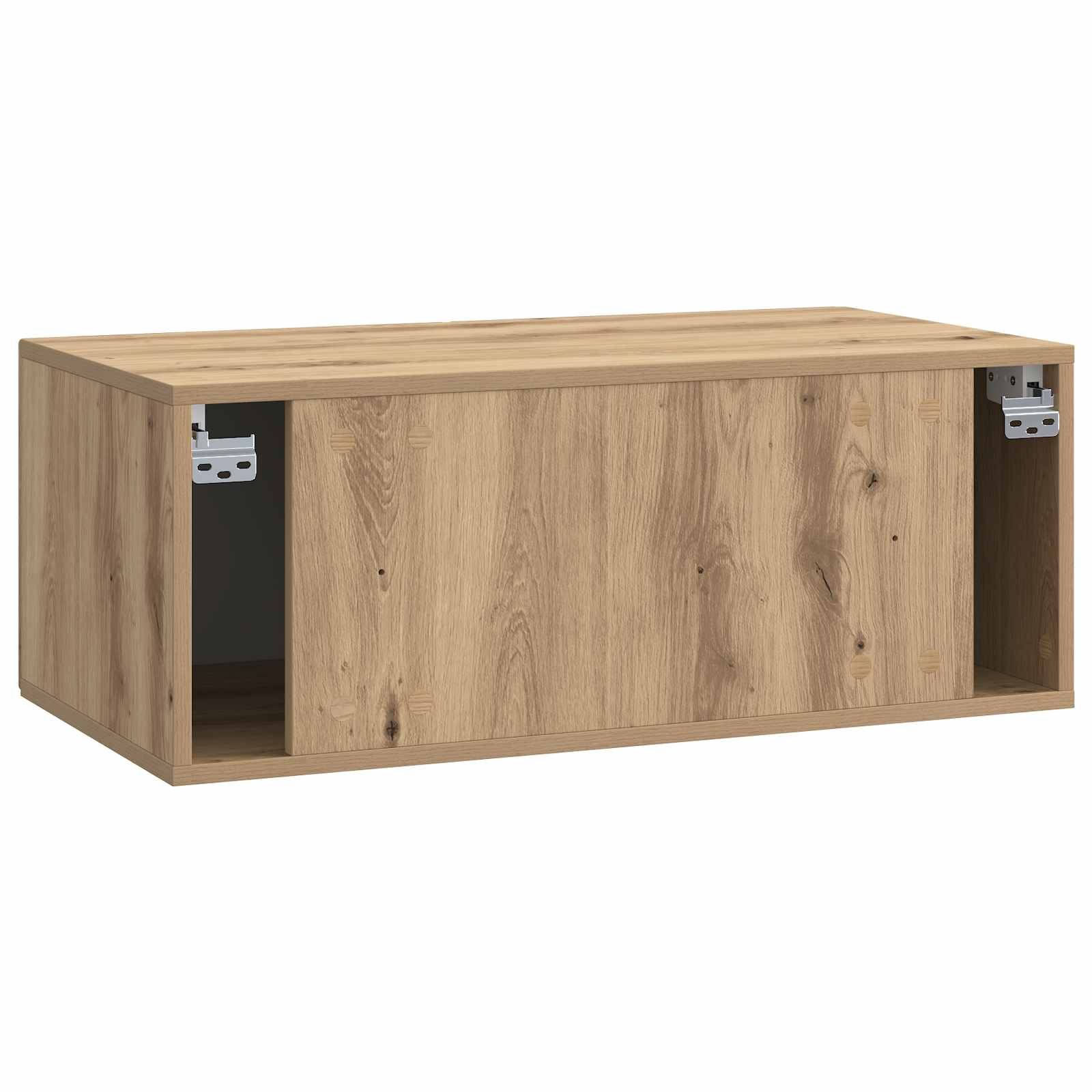 Meuble TV mural Montage mural Chêne artisanal 78,5 x 41 x 30 cm - XIOS