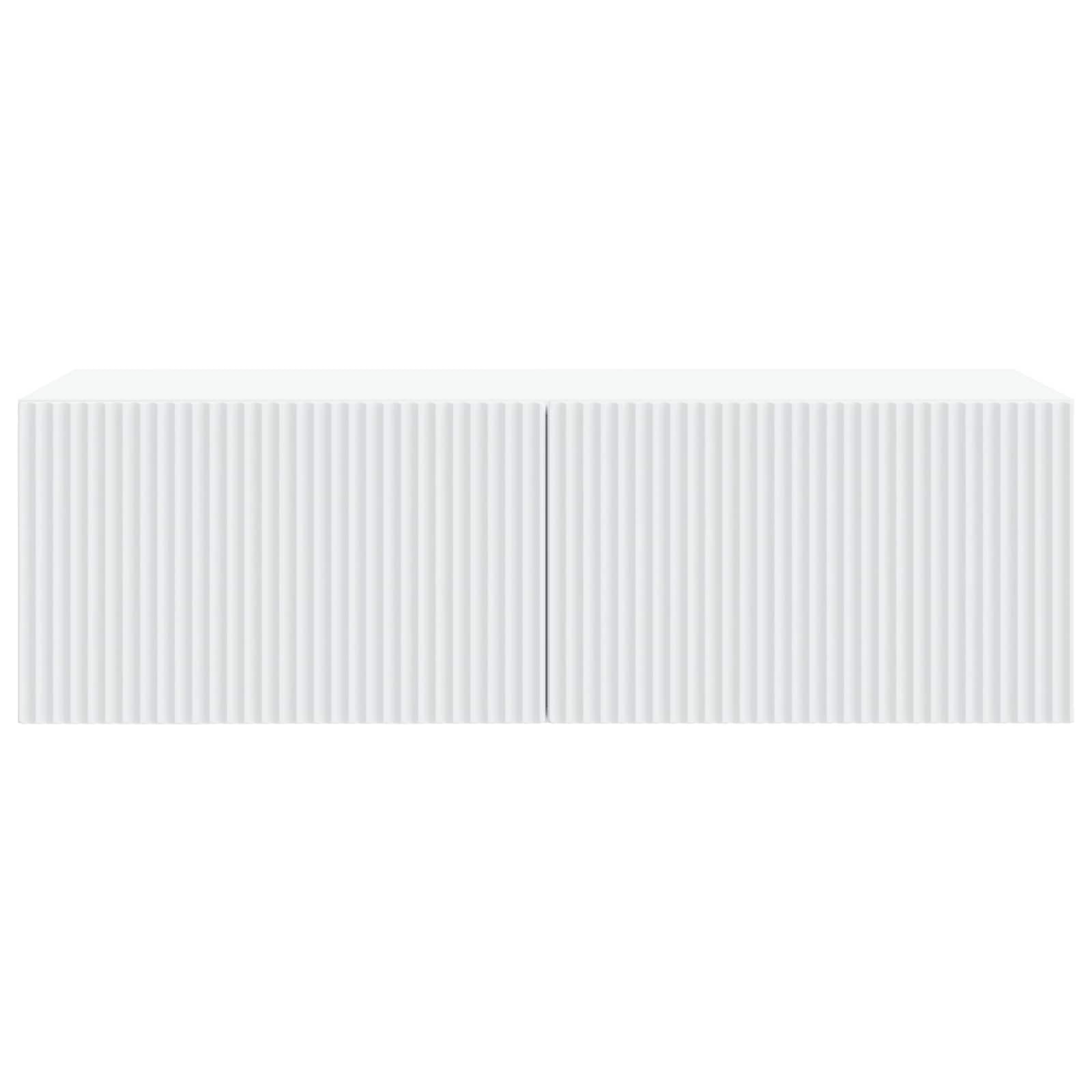 Meuble TV mural Blanc 98 x 41 x 30 cm Bois d'ingénierie - XIOS