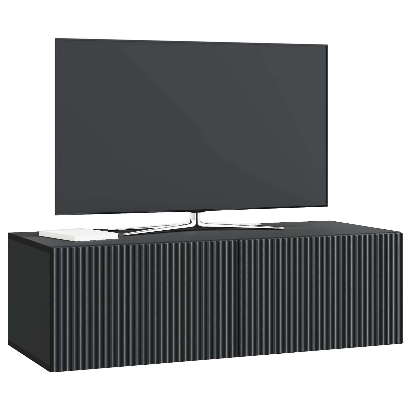 Meuble TV mural Noir 98 x 41 x 30 cm Bois d'ingénierie - XIOS