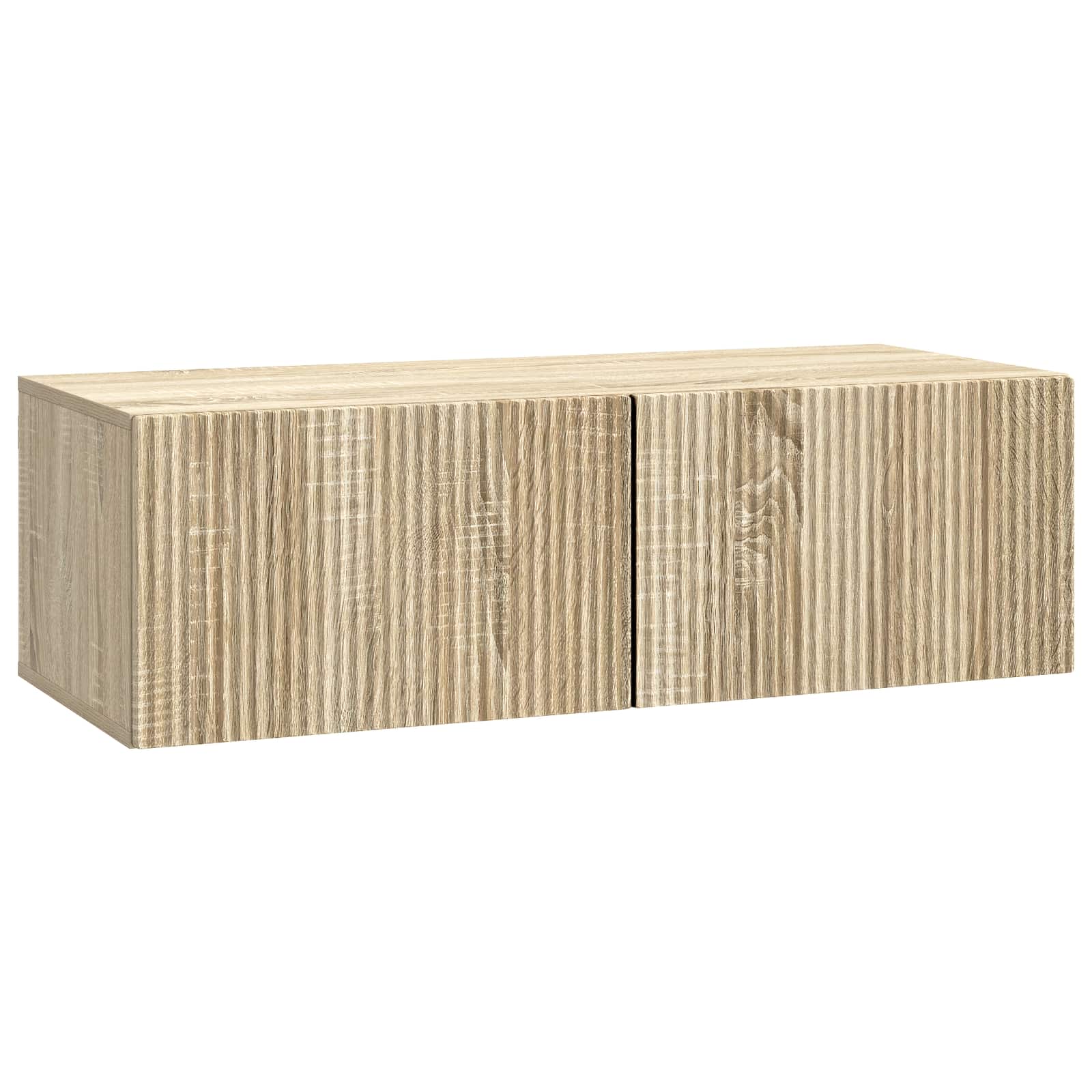 Meuble TV mural Chêne Sonoma 98 x 41 x 30 cm Bois d'ingénierie - XIOS