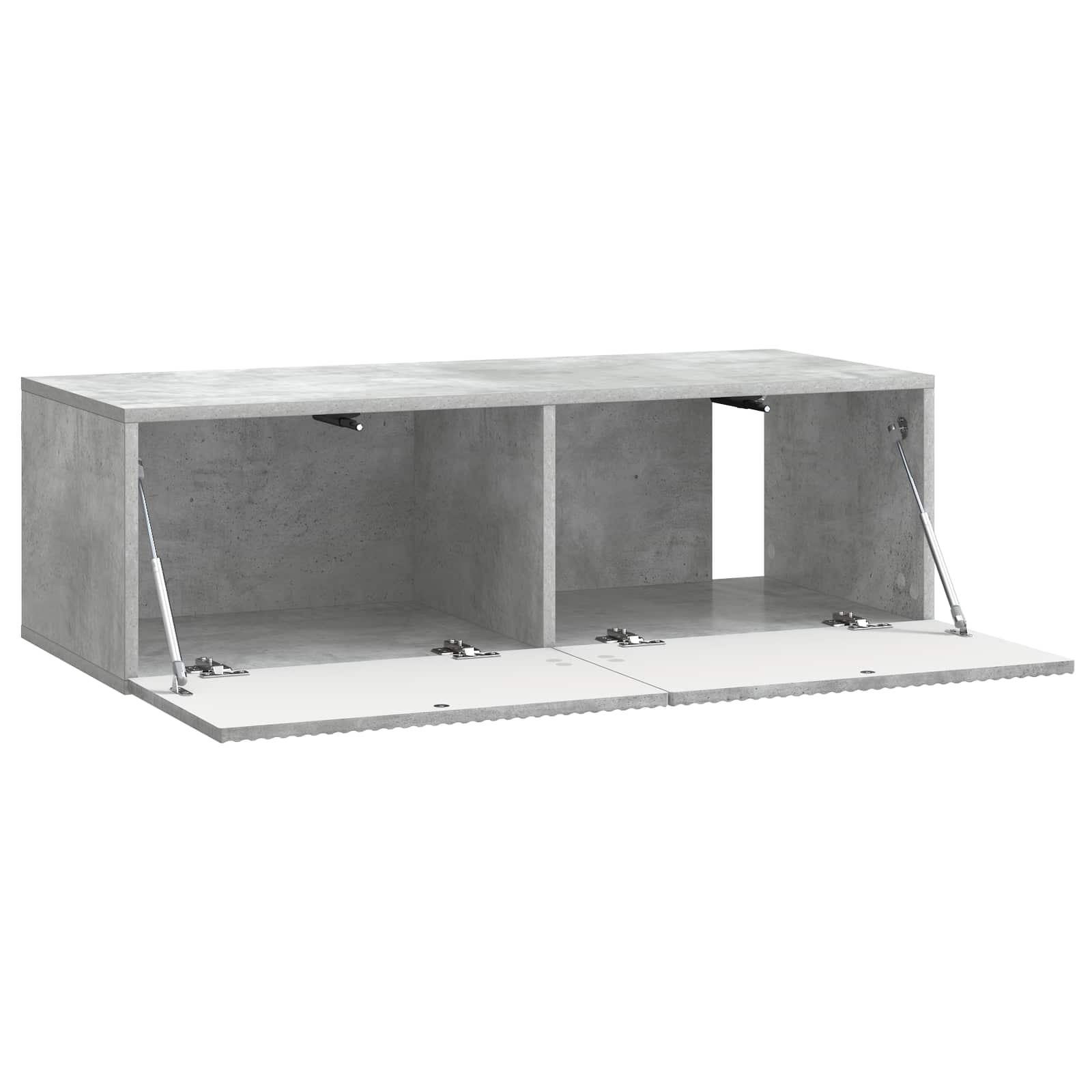 Meuble TV mural Gris béton 98 x 41 x 30 cm Bois d'ingénierie - XIOS