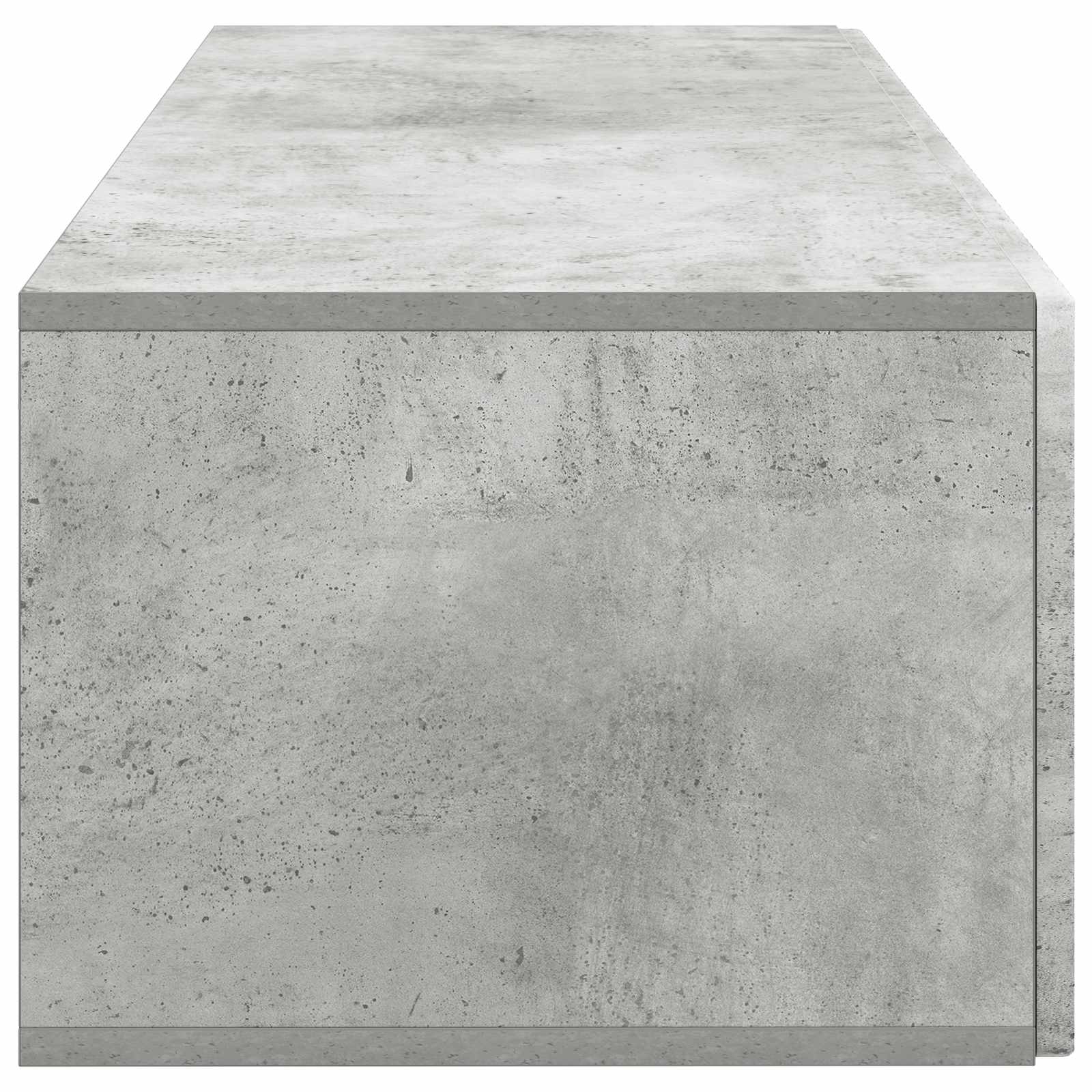 Meuble TV mural Gris béton 98 x 41 x 30 cm Bois d'ingénierie - XIOS