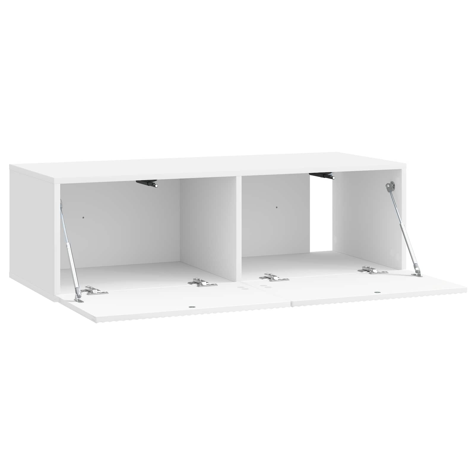 Meuble TV mural Montage mural Blanc brillant 98 x 41 x 30 cm - XIOS