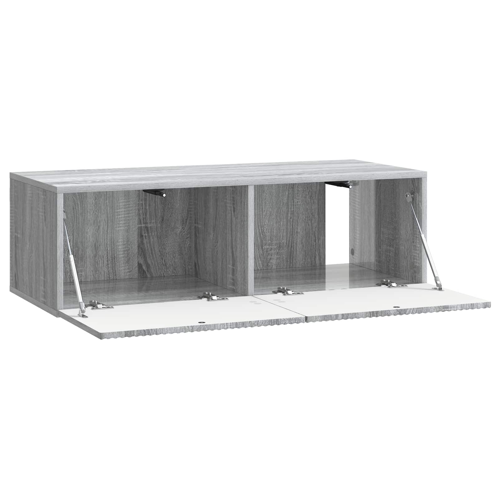 Meuble TV mural Sonoma gris 98 x 41 x 30 cm Bois d'ingénierie - XIOS