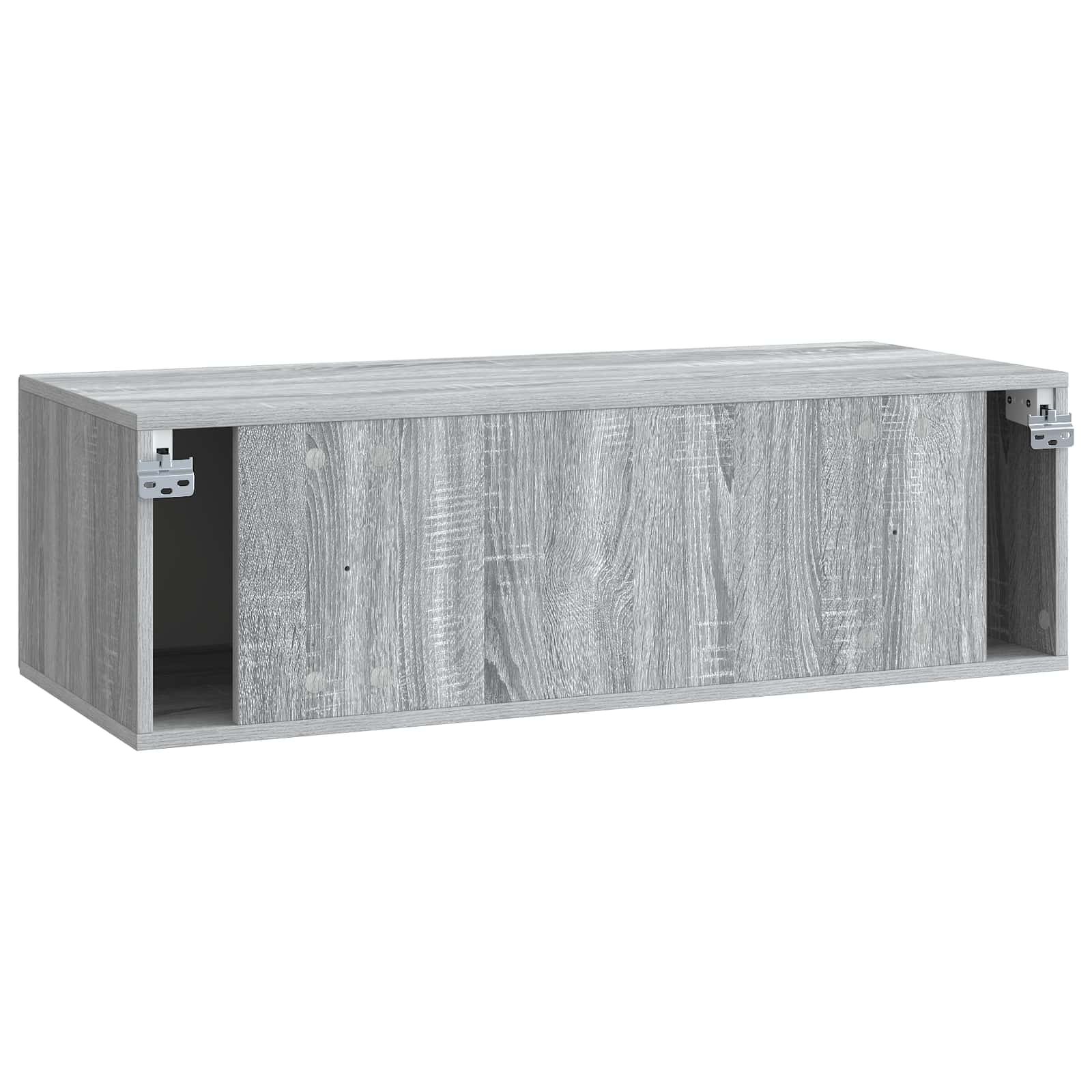 Meuble TV mural Sonoma gris 98 x 41 x 30 cm Bois d'ingénierie - XIOS