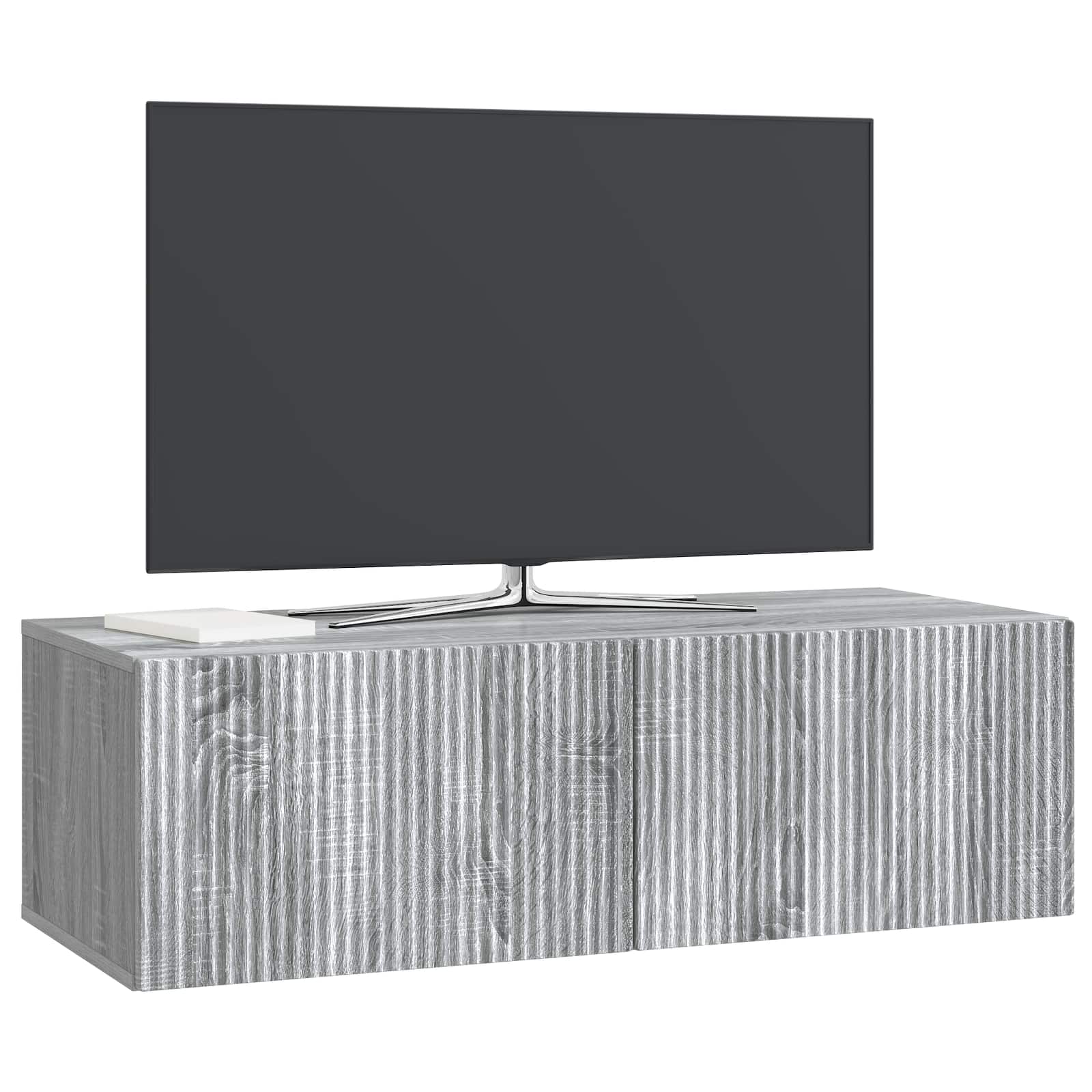 Meuble TV mural Sonoma gris 98 x 41 x 30 cm Bois d'ingénierie - XIOS