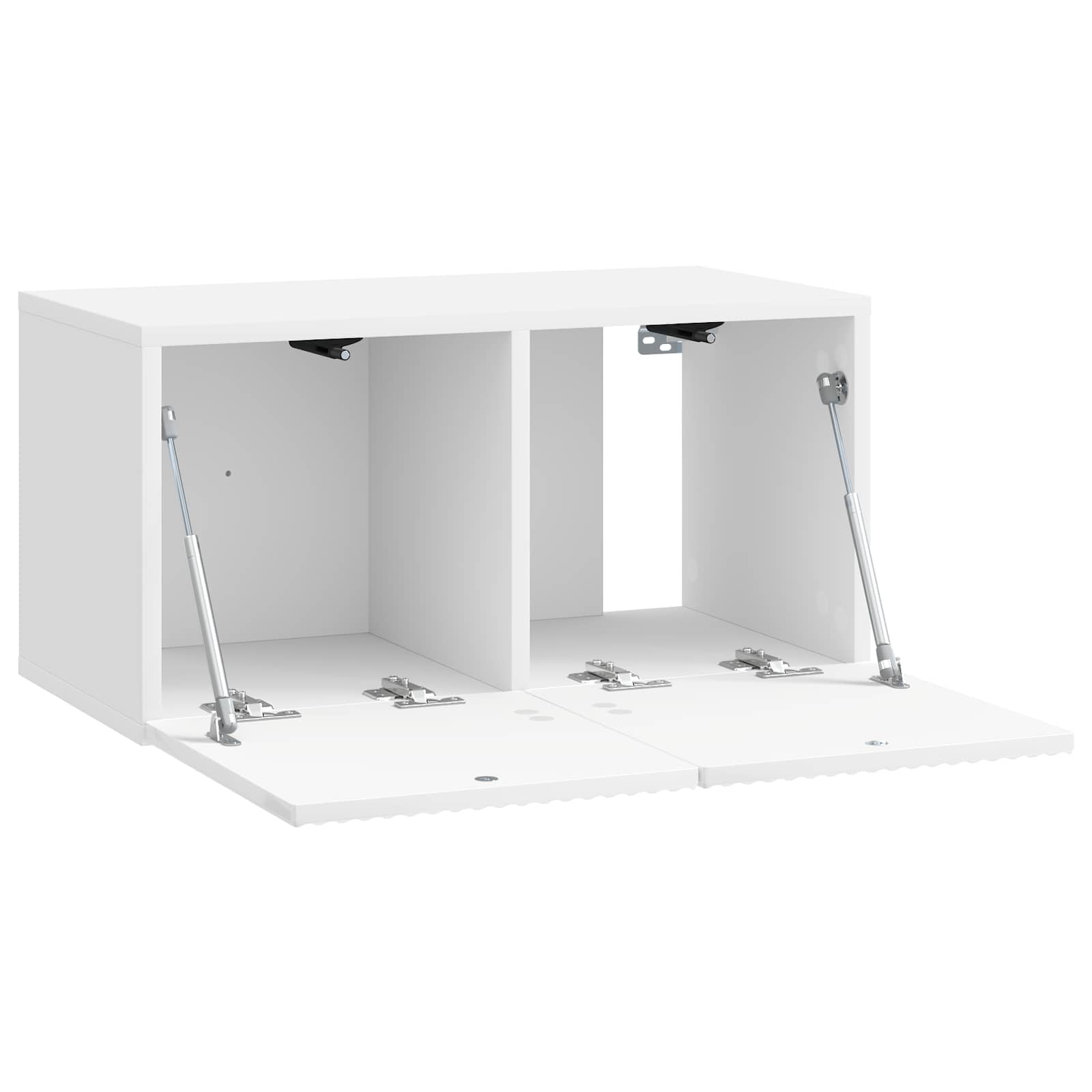 Meuble TV mural Montage mural Blanc brillant 59,5 x 31 x 30 cm - XIOS