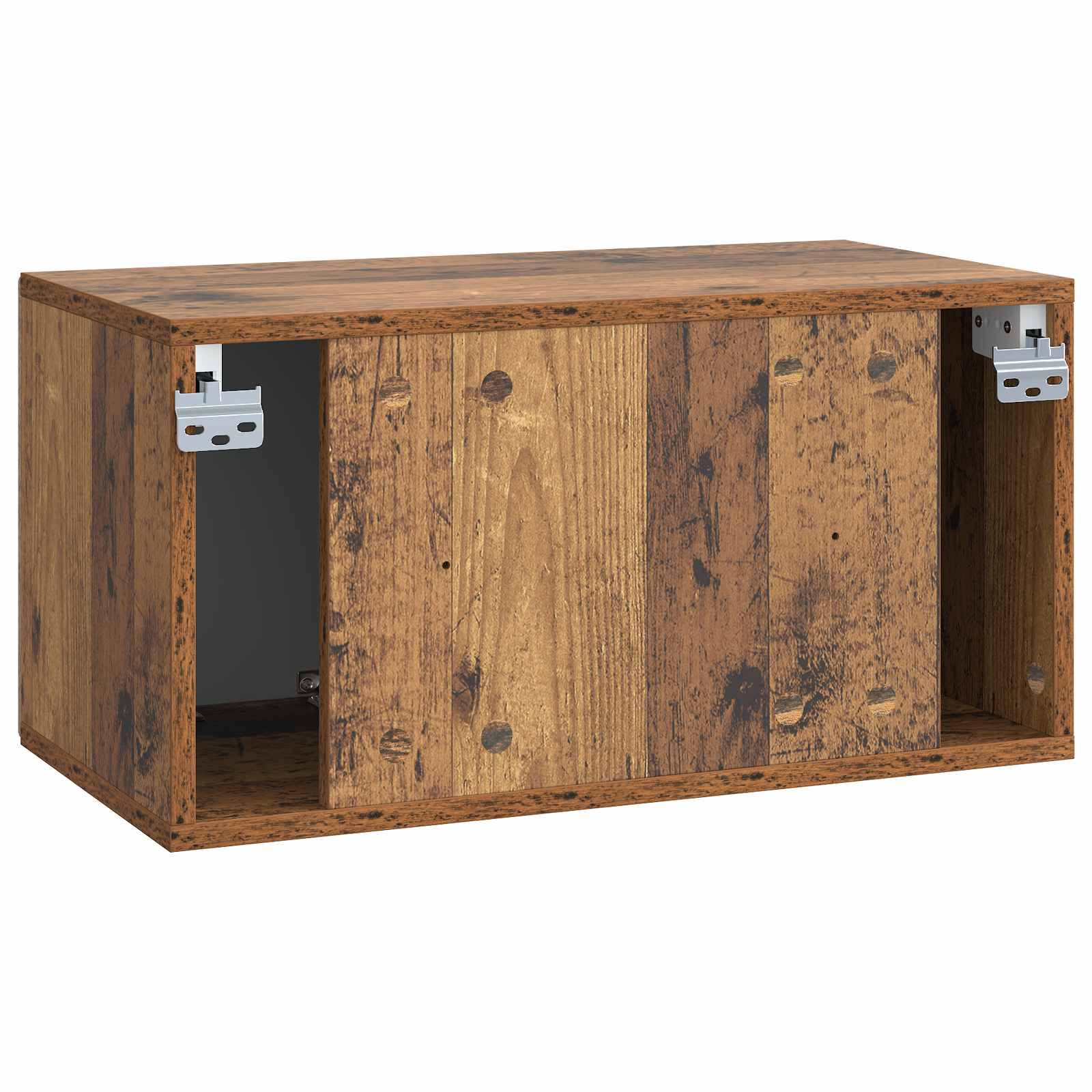 Meuble TV mural Bois ancien 59,5 x 31 x 30 cm Bois d'ingénierie - XIOS