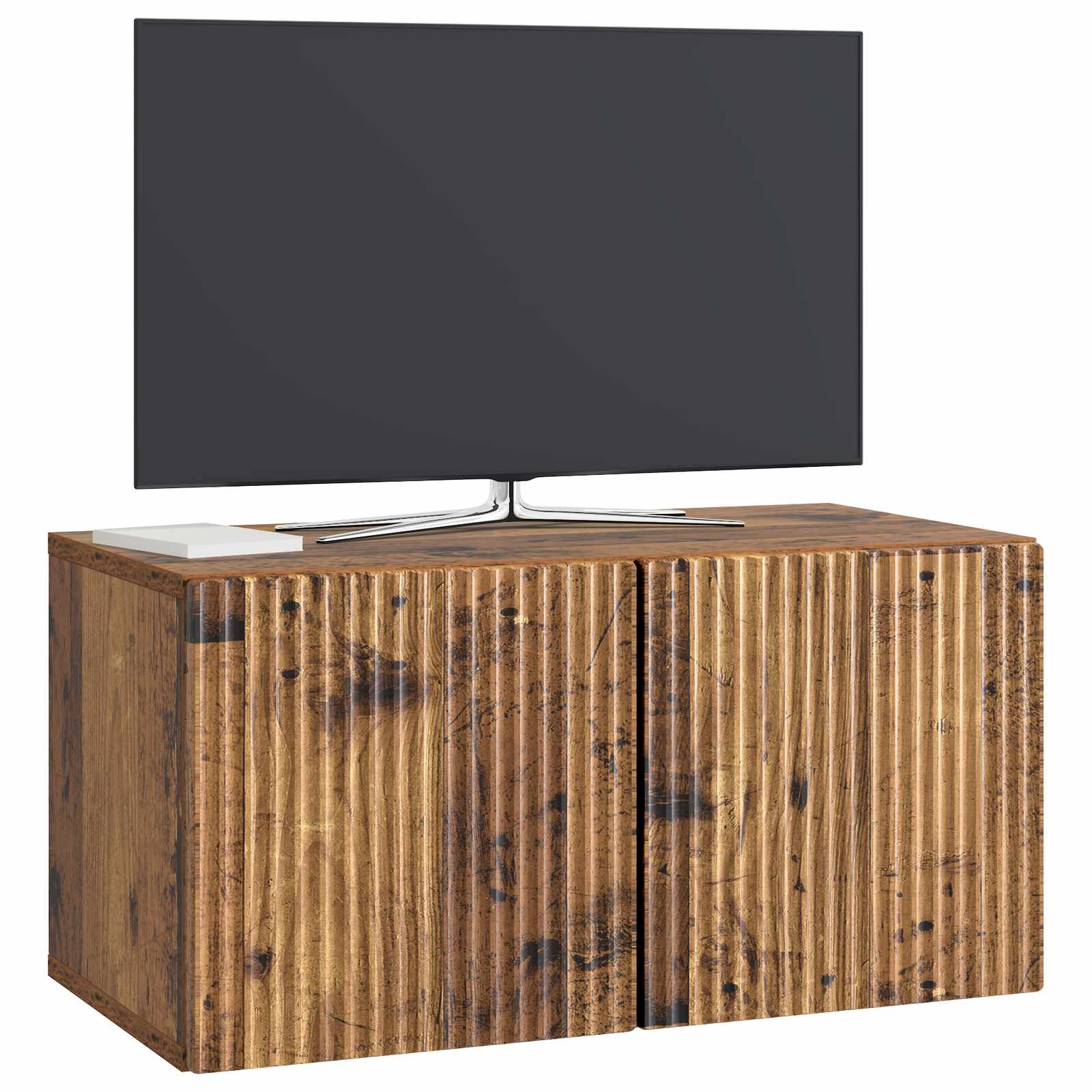 Meuble TV mural Bois ancien 59,5 x 31 x 30 cm Bois d'ingénierie - XIOS