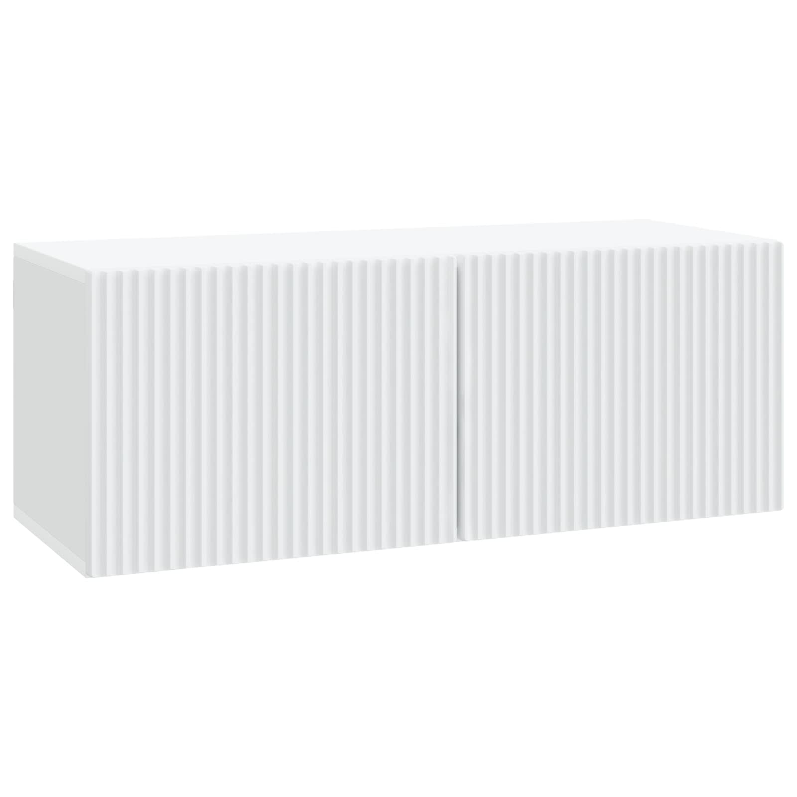 Meuble TV mural Blanc 78,5 x 31 x 30 cm Bois d'ingénierie - XIOS