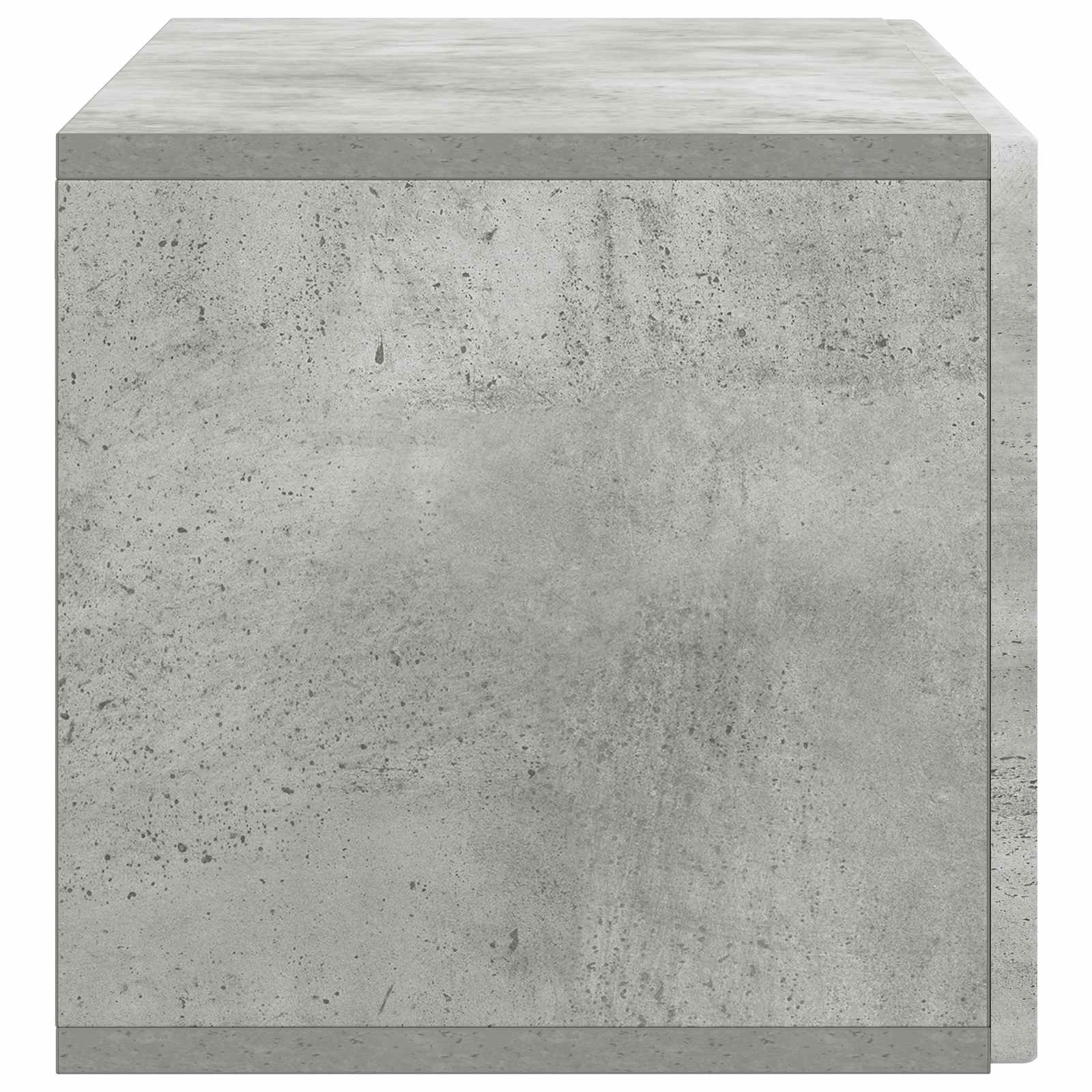 Meuble TV mural Gris béton 78,5 x 31 x 30 cm Bois d'ingénierie - XIOS