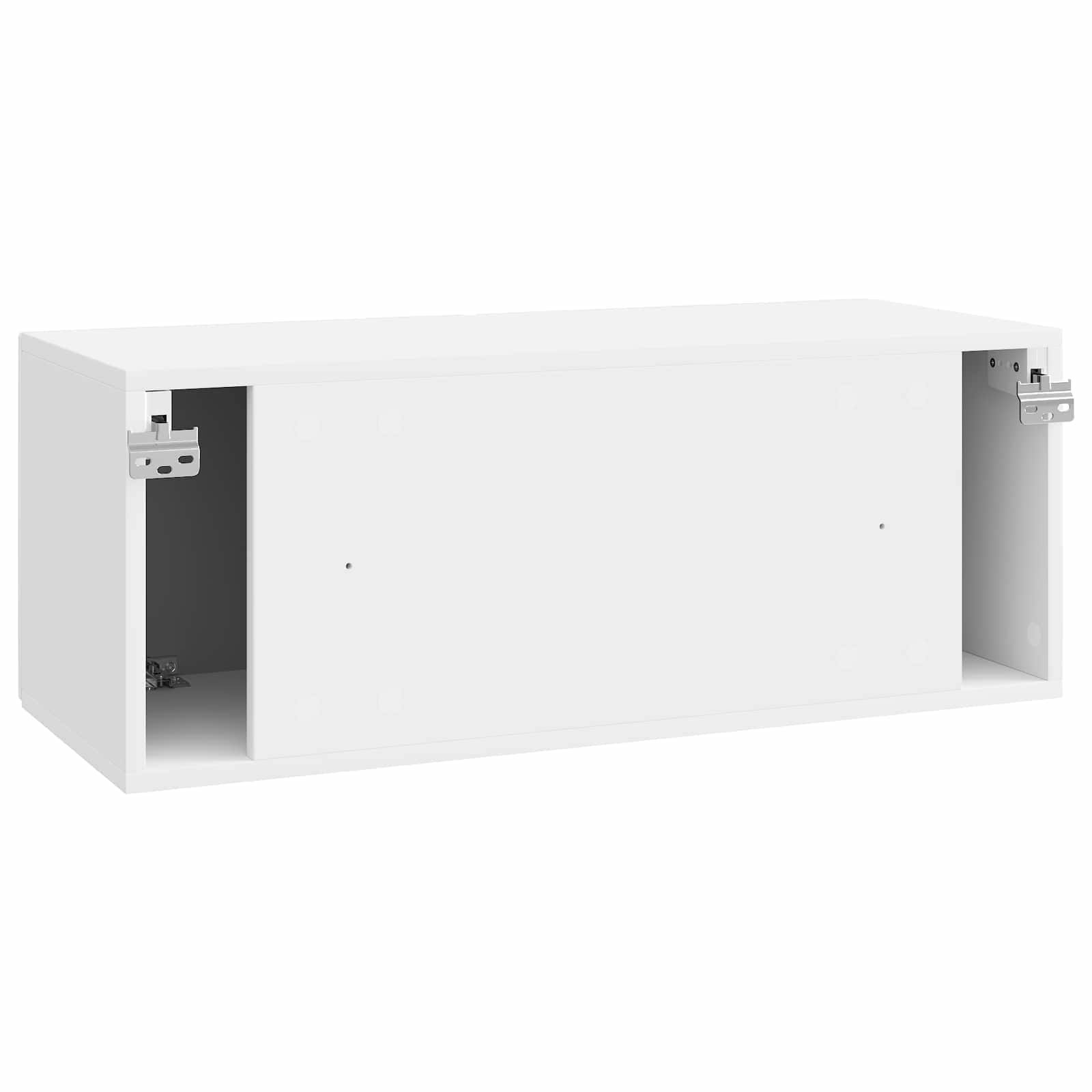 Meuble TV mural Montage mural Blanc brillant 78,5 x 31 x 30 cm - XIOS