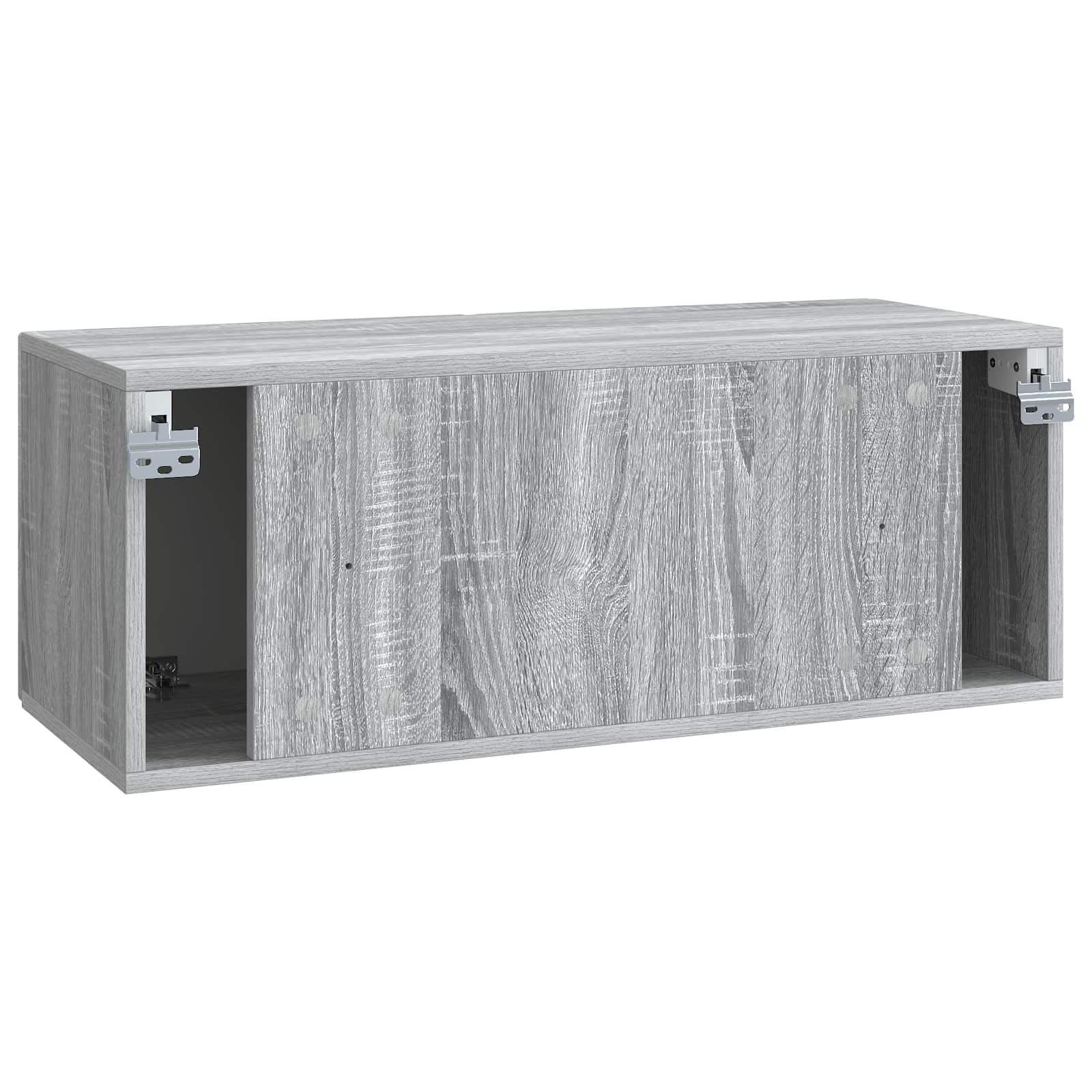 Meuble TV mural Sonoma gris 78,5 x 31 x 30 cm Bois d'ingénierie - XIOS