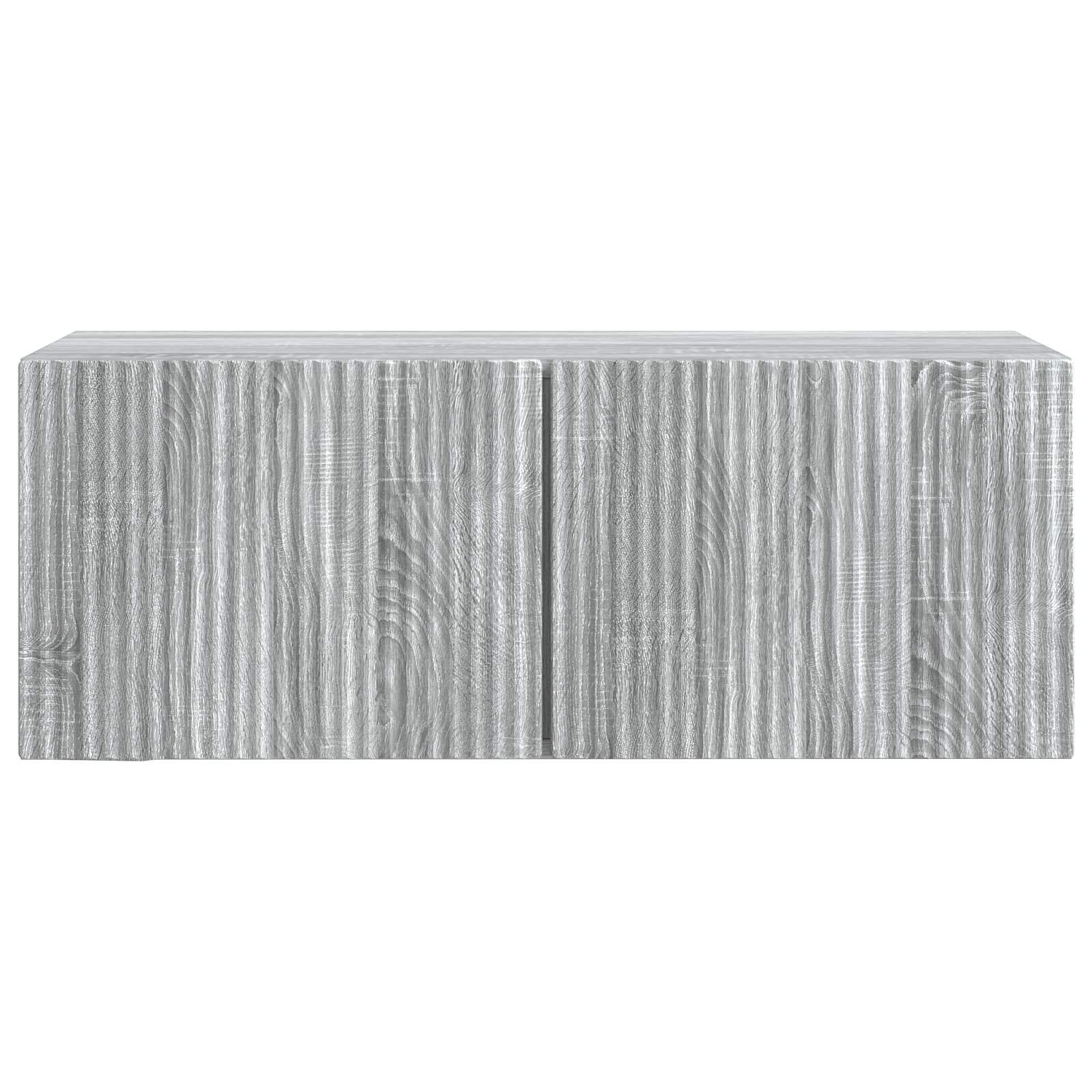 Meuble TV mural Sonoma gris 78,5 x 31 x 30 cm Bois d'ingénierie - XIOS
