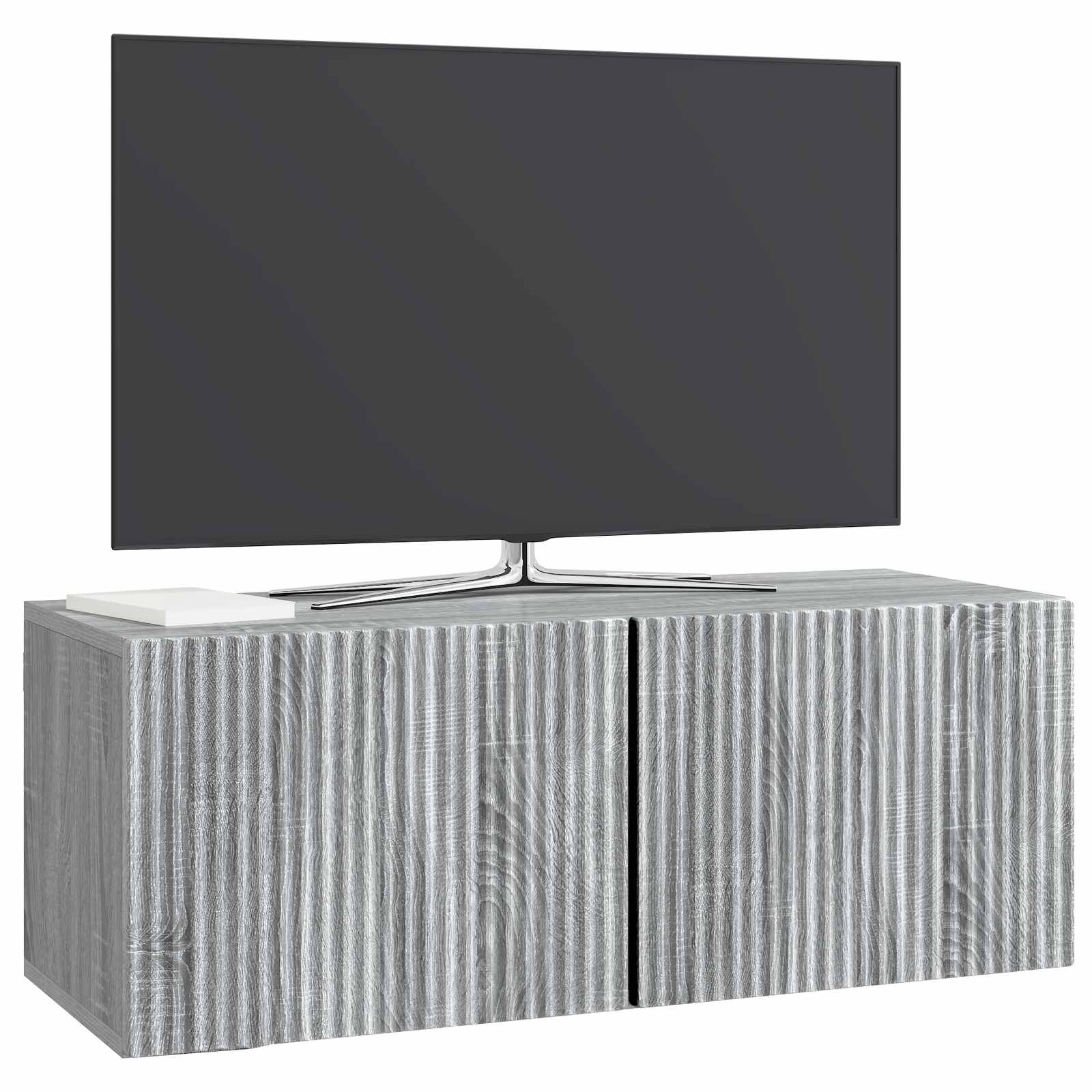 Meuble TV mural Sonoma gris 78,5 x 31 x 30 cm Bois d'ingénierie - XIOS