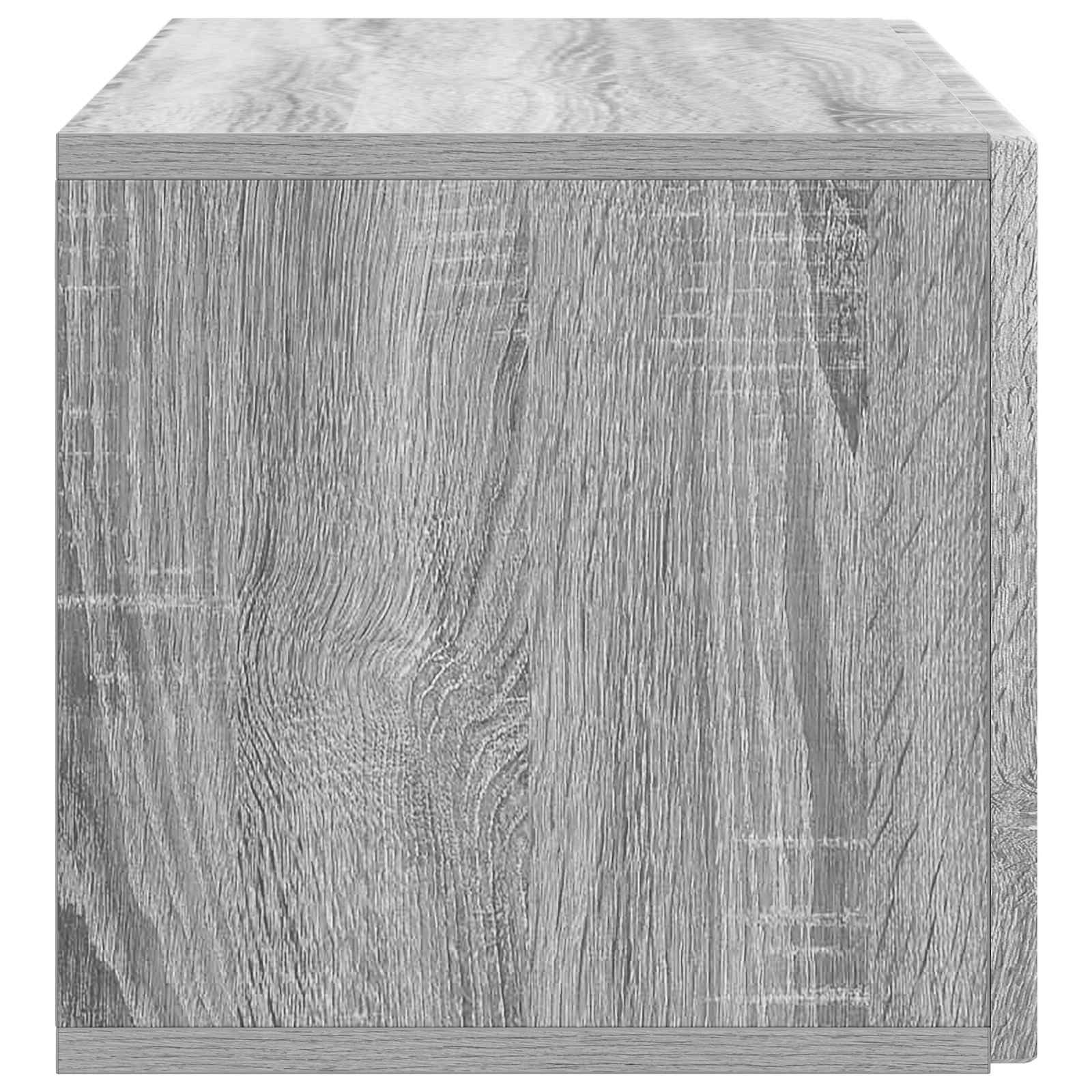Meuble TV mural Sonoma gris 78,5 x 31 x 30 cm Bois d'ingénierie - XIOS