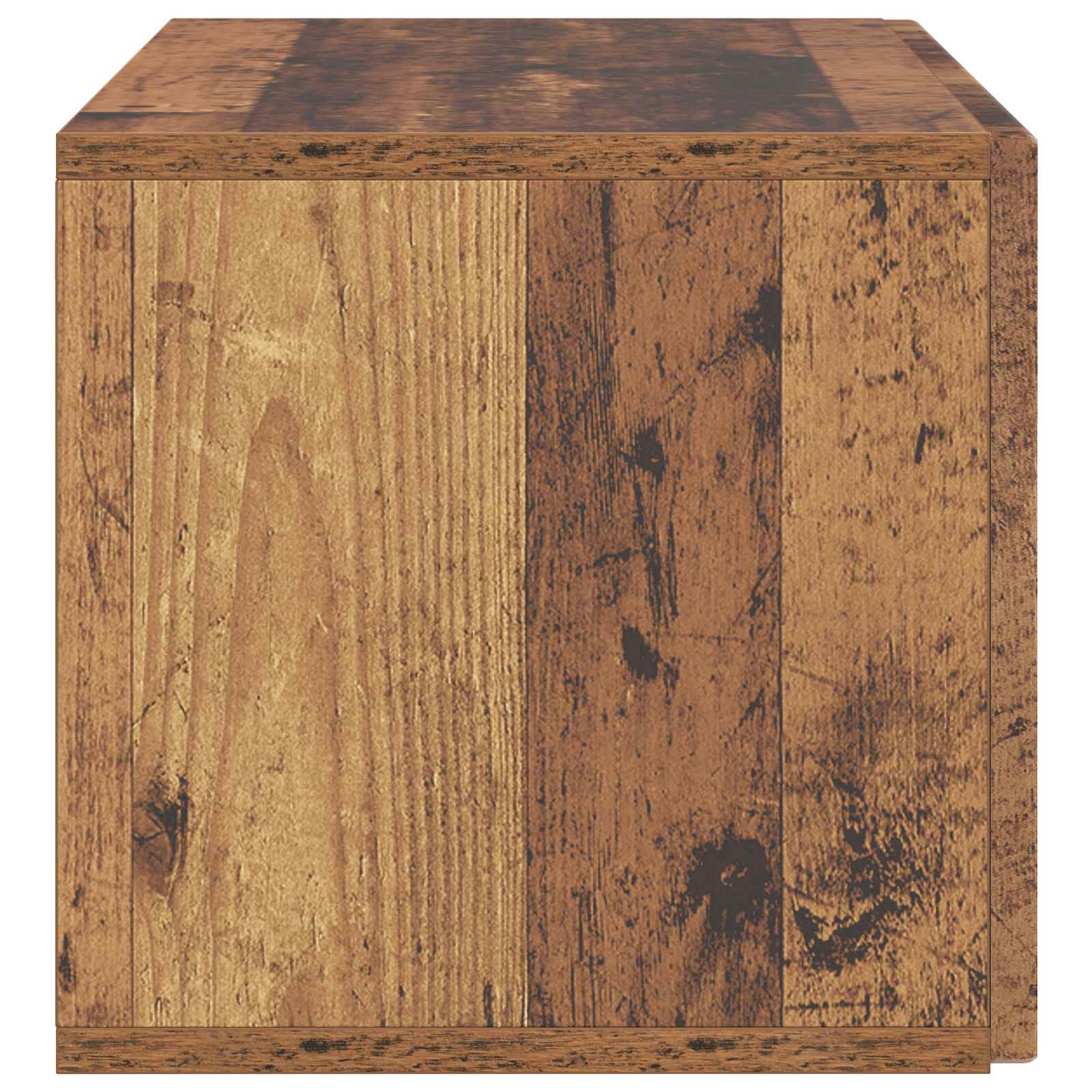 Meuble TV mural Bois ancien 78,5 x 31 x 30 cm Bois d'ingénierie - XIOS