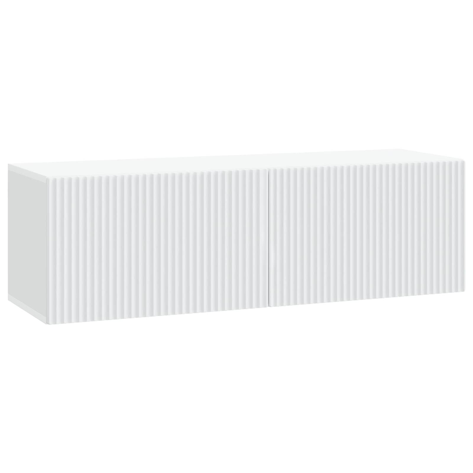 Meuble TV mural Blanc 98 x 31 x 30 cm Bois d'ingénierie - XIOS