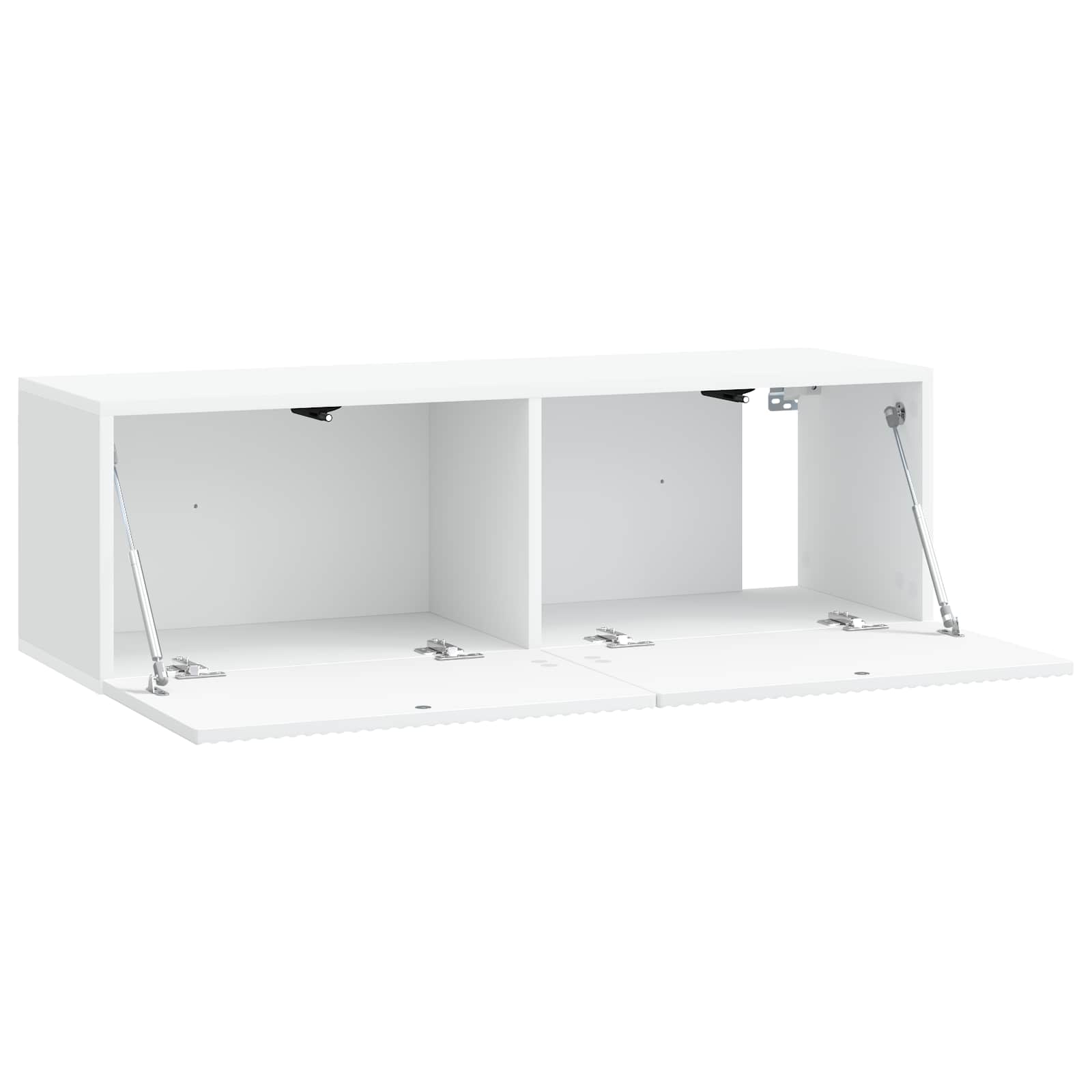 Meuble TV mural Blanc 98 x 31 x 30 cm Bois d'ingénierie - XIOS
