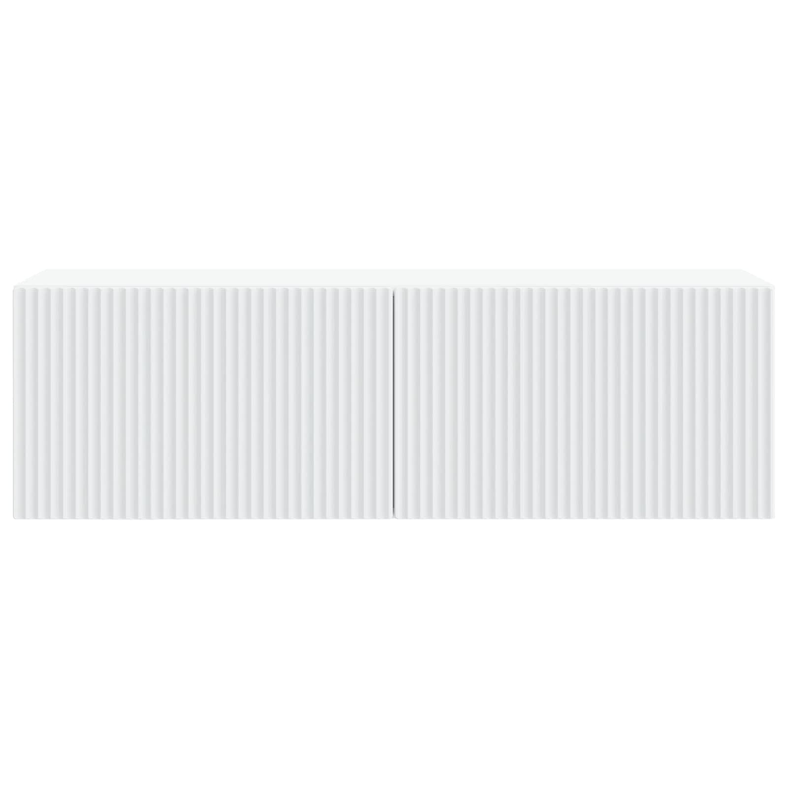 Meuble TV mural Blanc 98 x 31 x 30 cm Bois d'ingénierie - XIOS