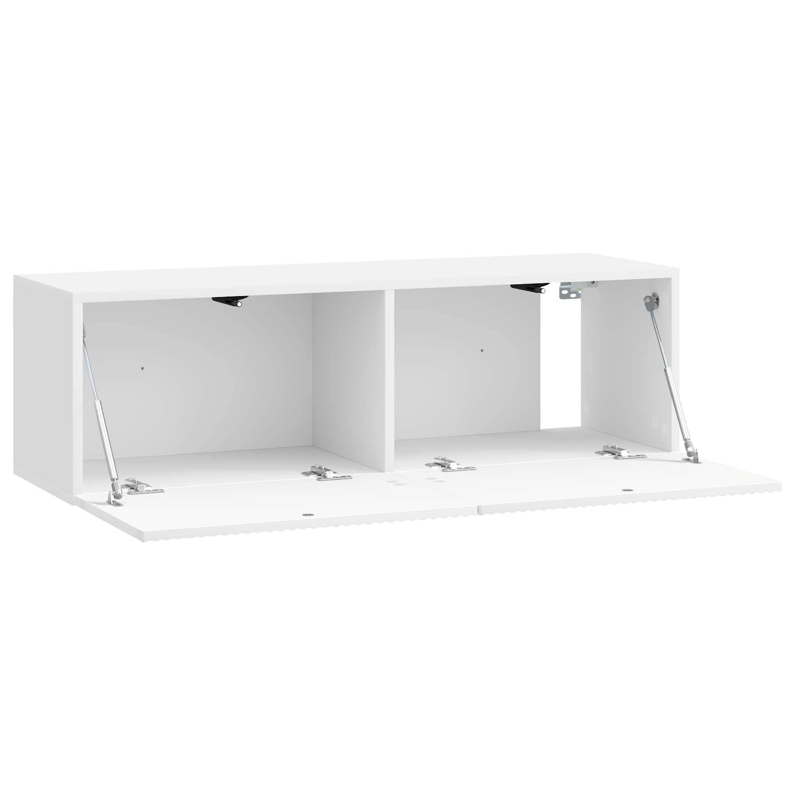 Meuble TV mural Montage mural Blanc brillant 98 x 31 x 30 cm - XIOS