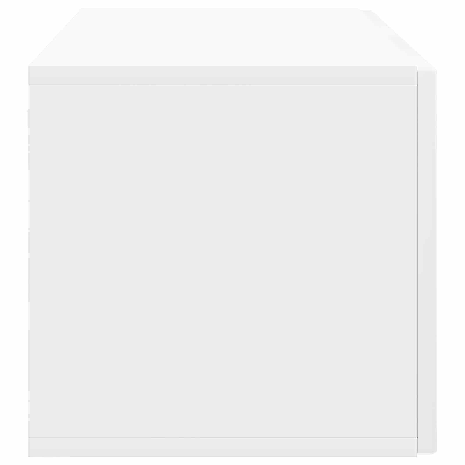 Meuble TV mural Montage mural Blanc brillant 98 x 31 x 30 cm - XIOS