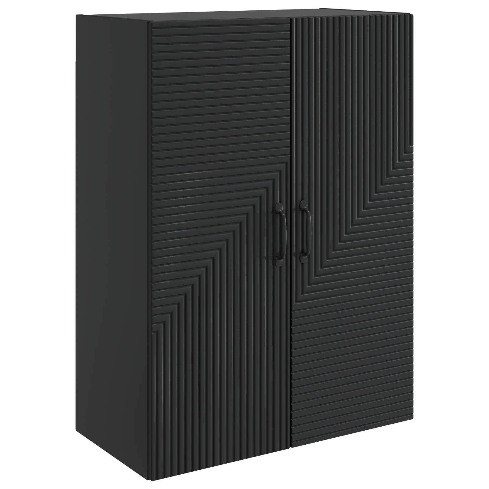 Armoire Murale Noir 66 x 34,5 x 90 cm Bois d'ingénierie - XIOS