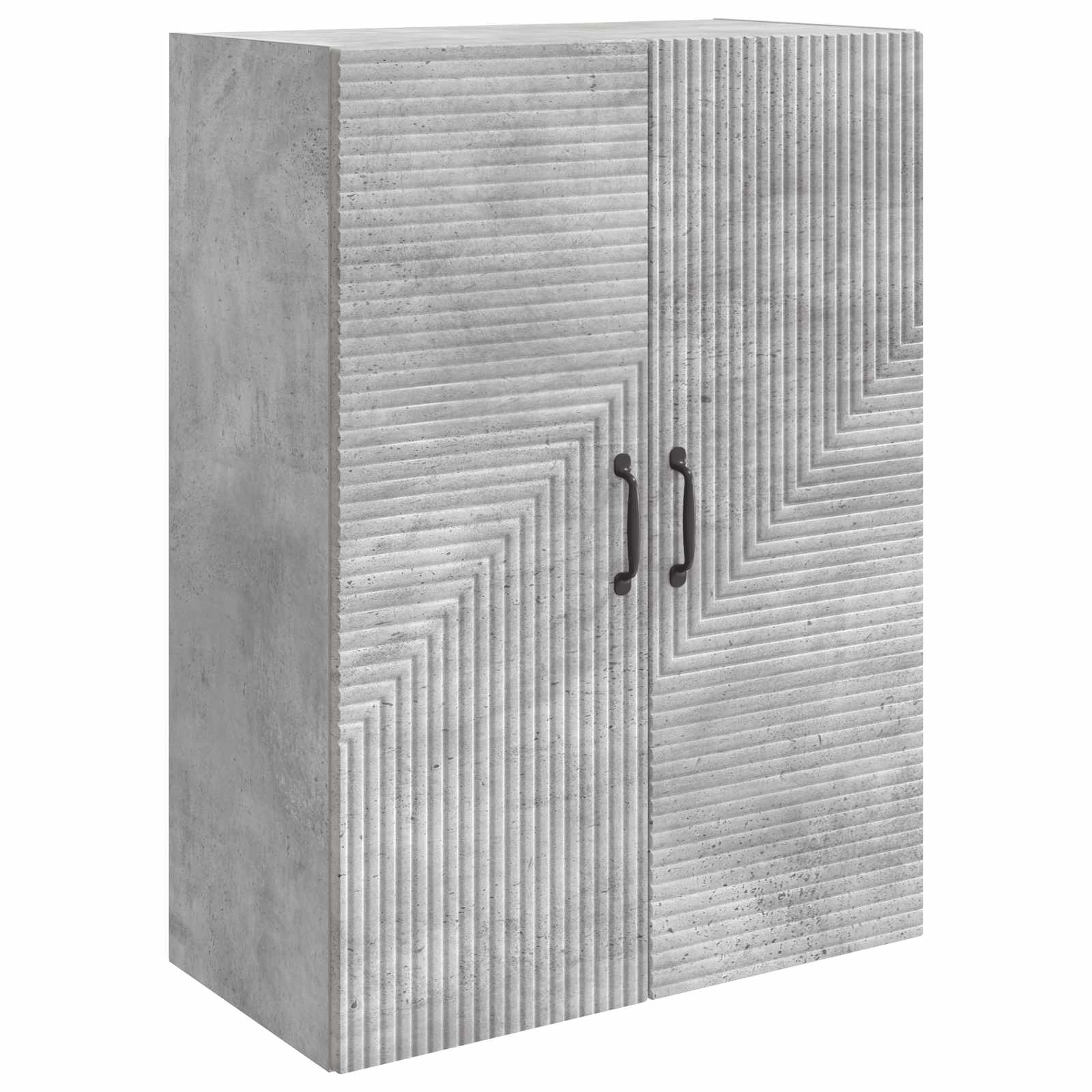 Armoire Murale Gris béton 66 x 34,5 x 90 cm Bois d'ingénierie - XIOS