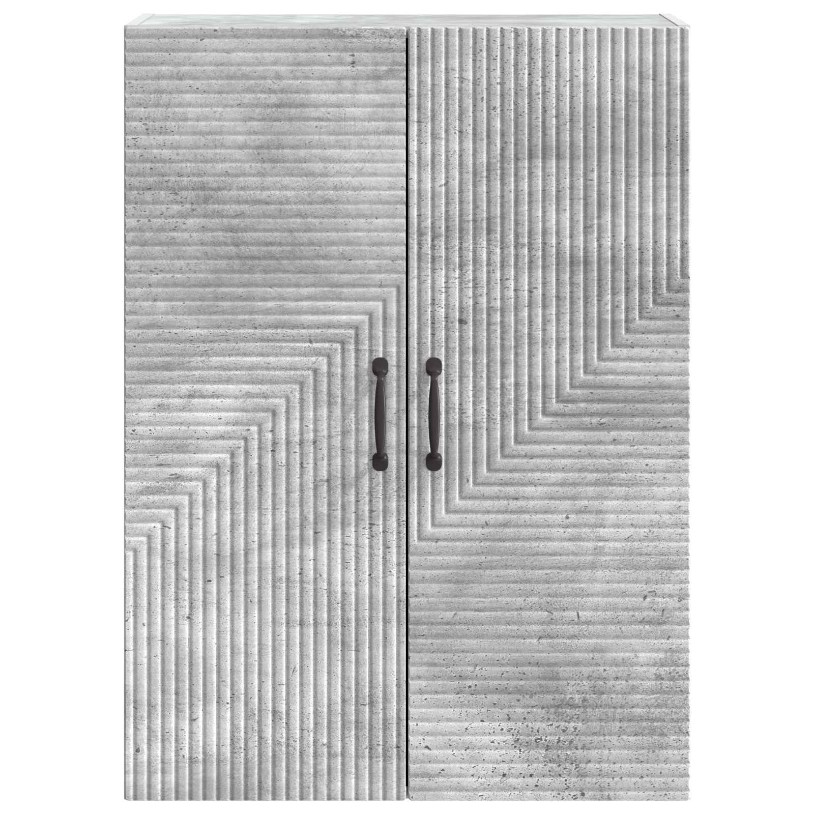 Armoire Murale Gris béton 66 x 34,5 x 90 cm Bois d'ingénierie - XIOS