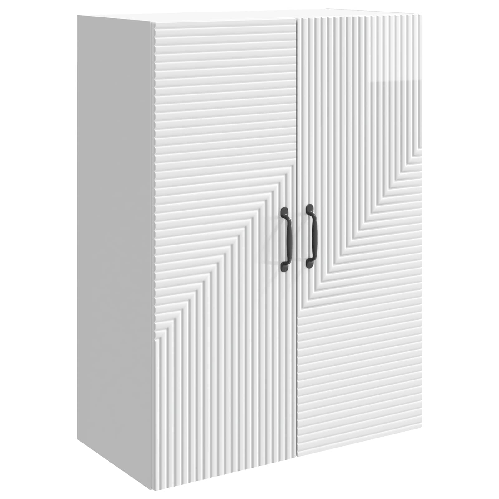 Armoire Murale Blanc brillant 66 x 34,5 x 90 cm - XIOS