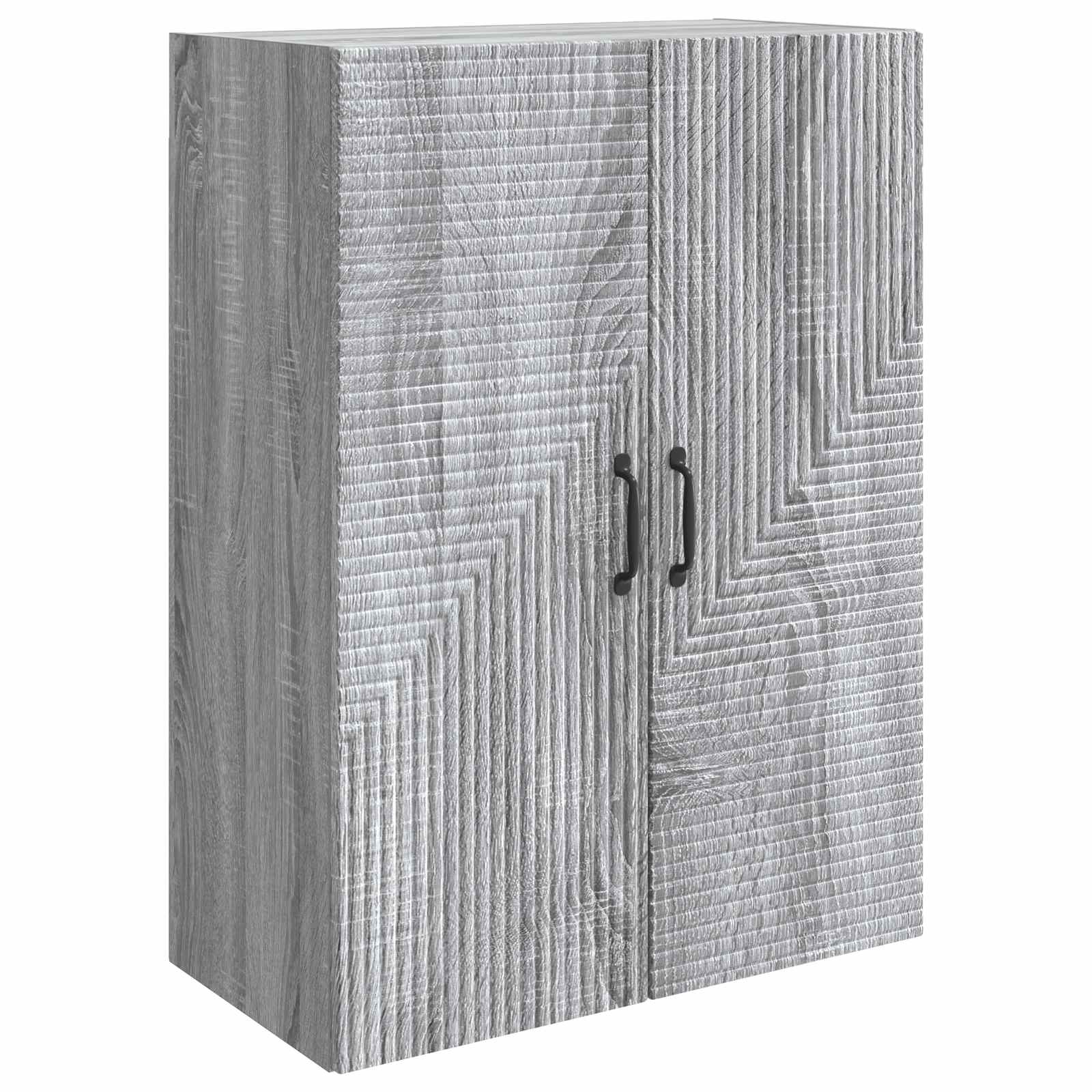 Armoire Murale Sonoma gris 66 x 34,5 x 90 cm Bois d'ingénierie - XIOS