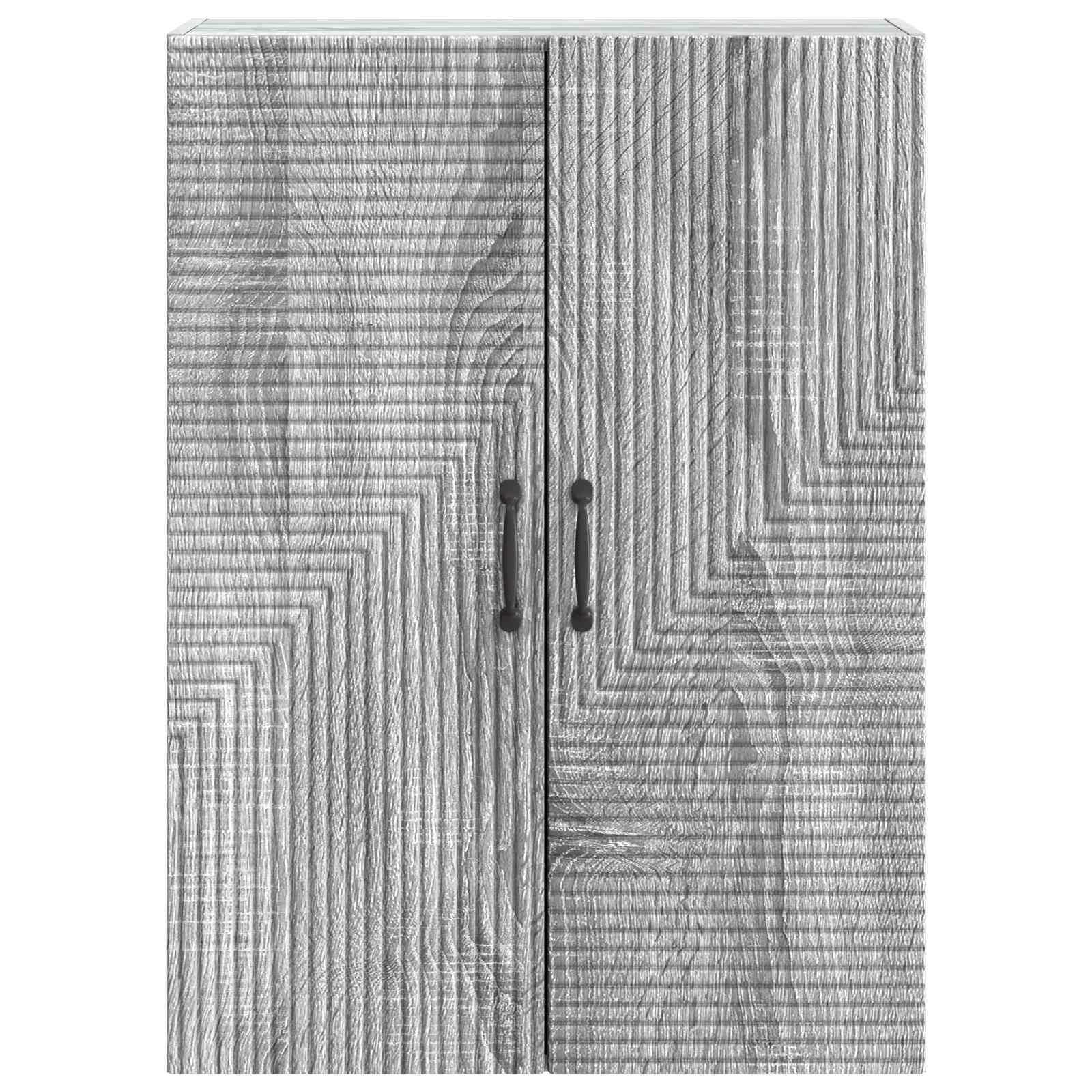Armoire Murale Sonoma gris 66 x 34,5 x 90 cm Bois d'ingénierie - XIOS