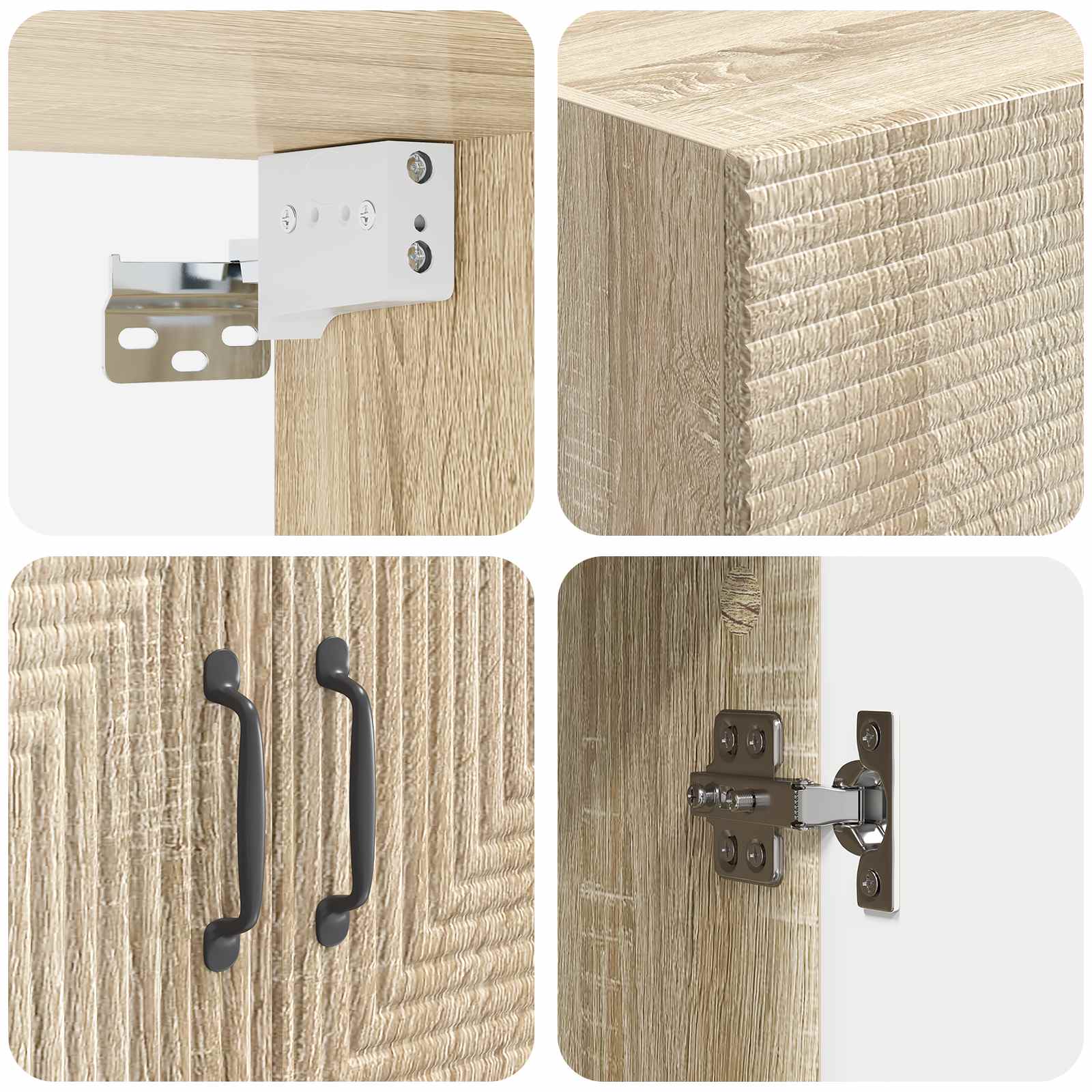 Armoire Murale Chêne Sonoma 59 x 31 x 60 cm Bois d'ingénierie - XIOS