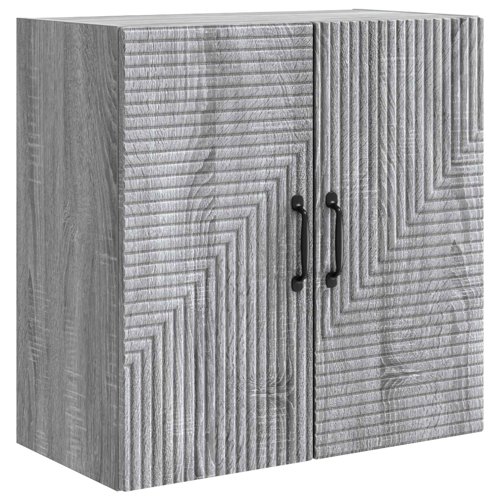 Armoire Murale Sonoma gris 59 x 31 x 60 cm Bois d'ingénierie - XIOS