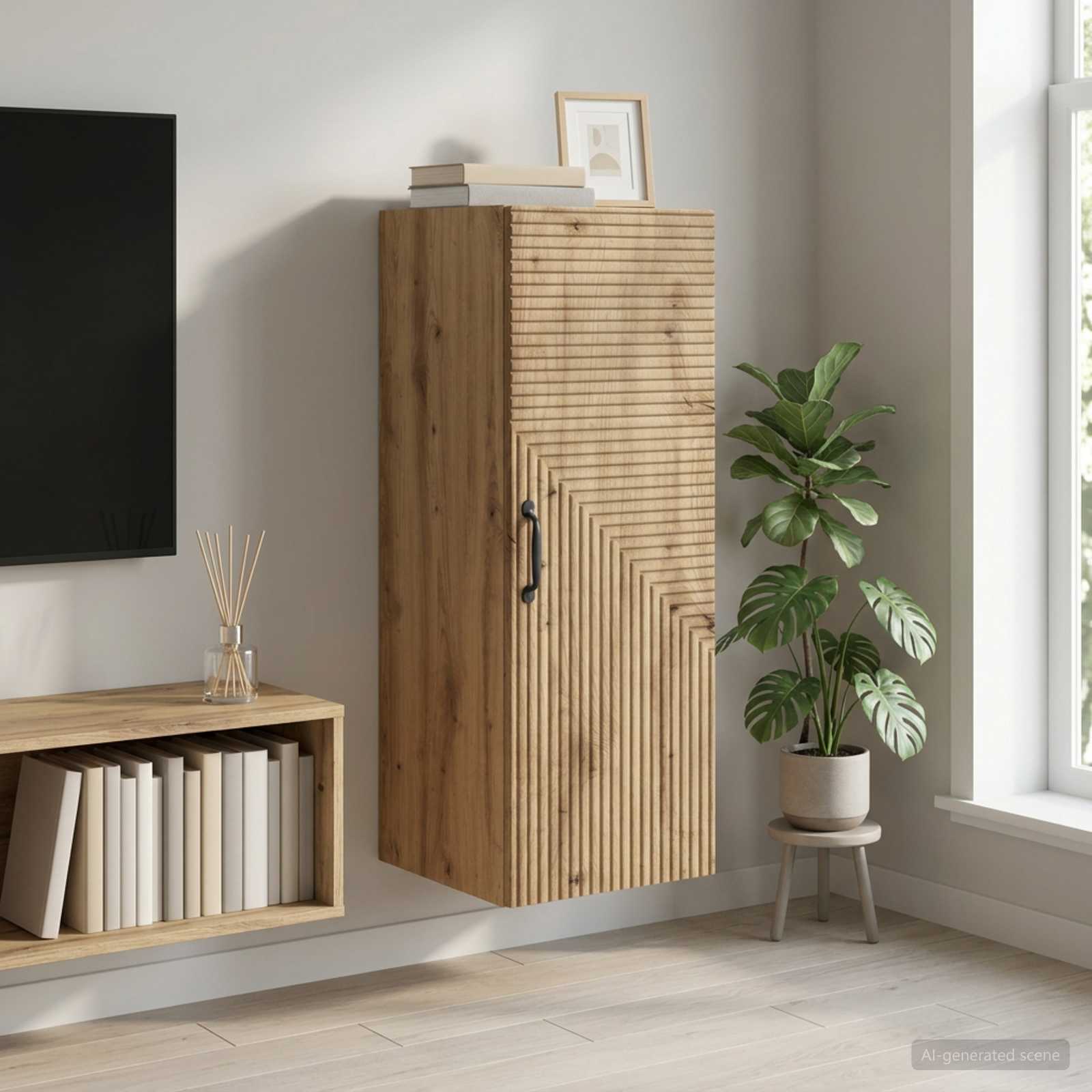 Armoire Murale 33 x 34,5 x 90 cm Bois d'ingénierie - XIOS