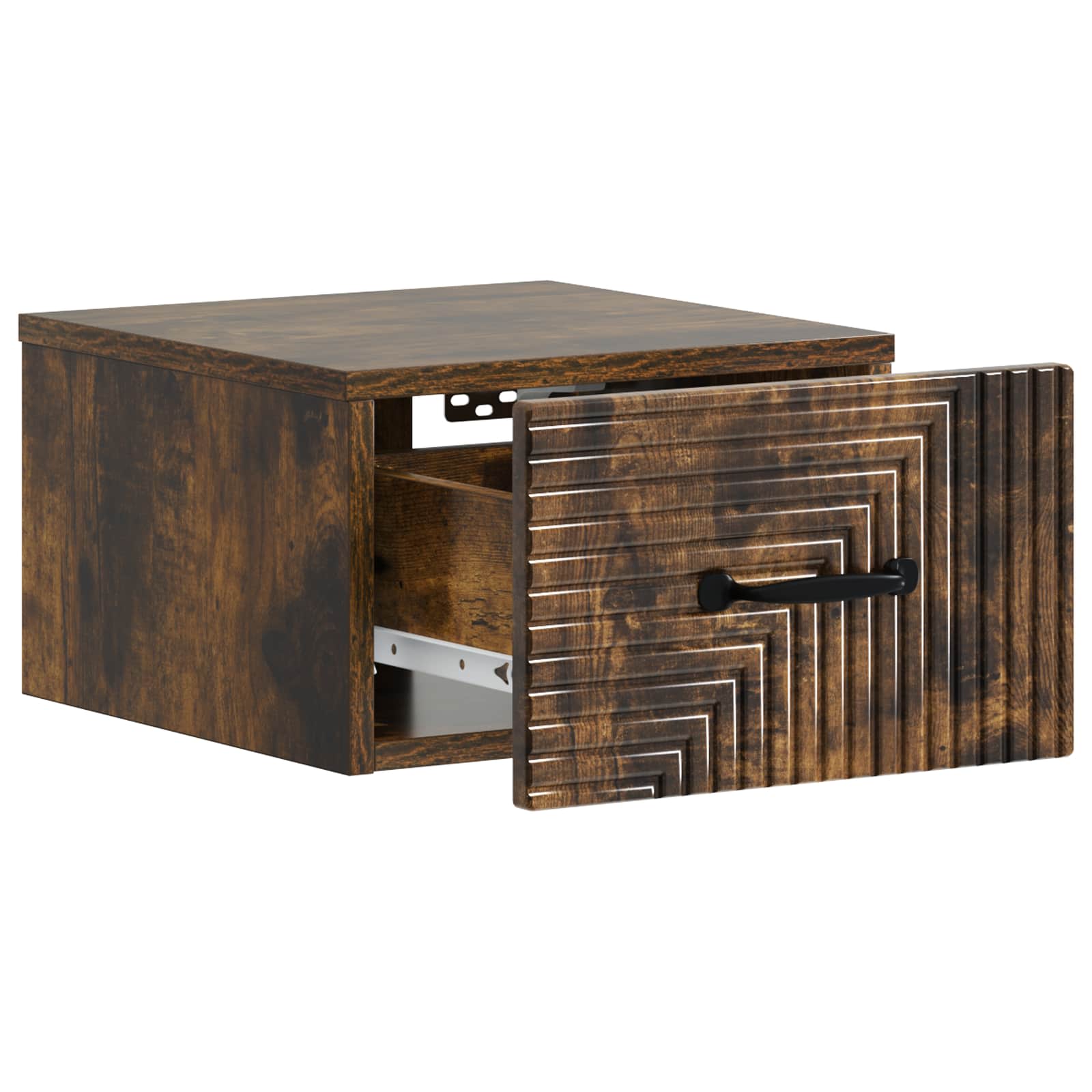 Cabinet de chevet mural 2 pcs Chêne fumé 34,5 x 33 x 20 cm - XIOS