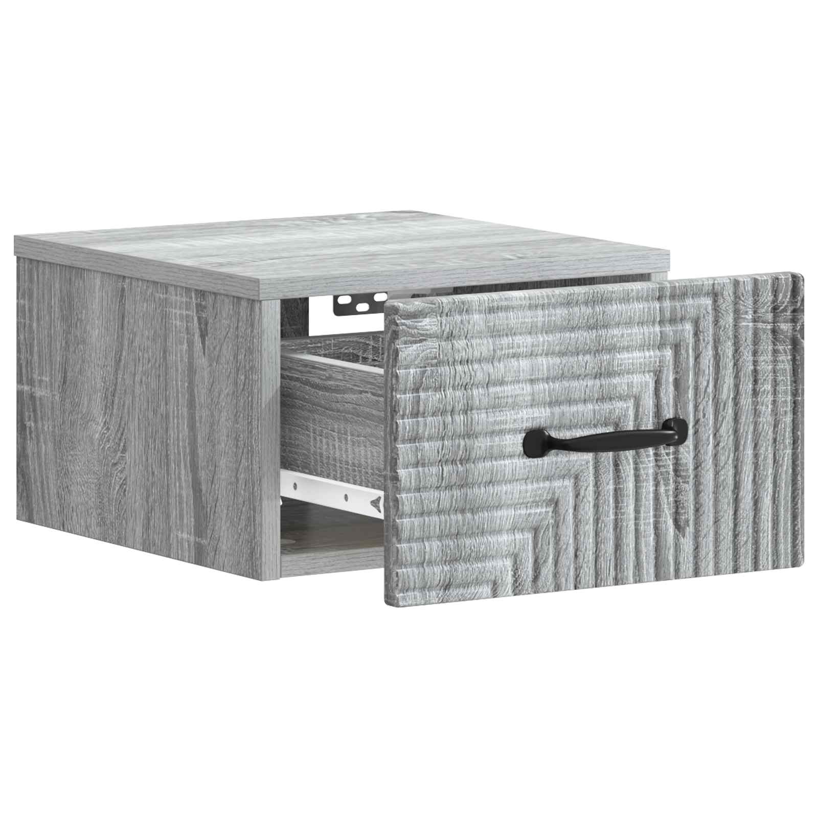 Cabinet de chevet mural 2 pcs Sonoma gris 34,5 x 33 x 20 cm - XIOS