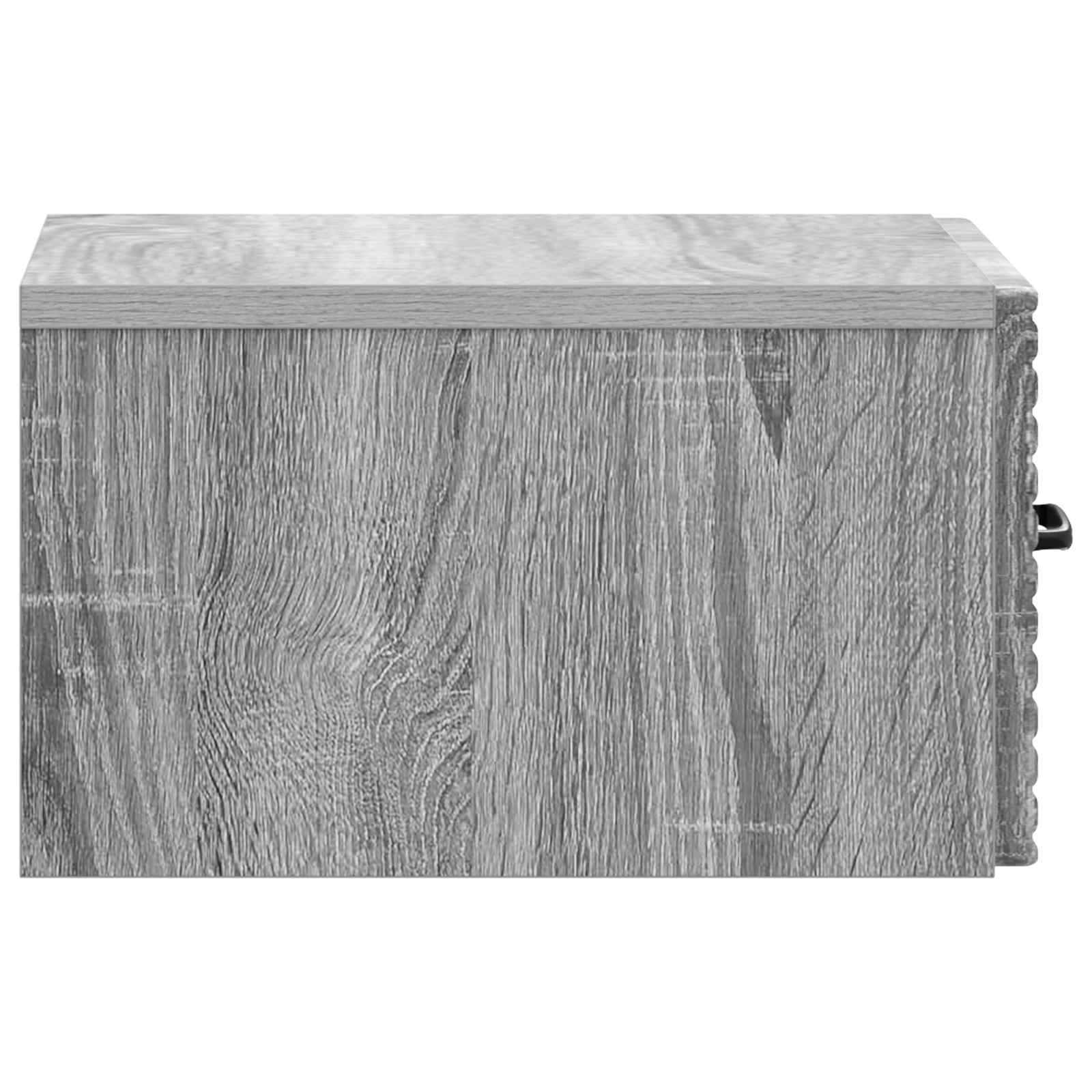 Cabinet de chevet mural 2 pcs Sonoma gris 34,5 x 33 x 20 cm - XIOS