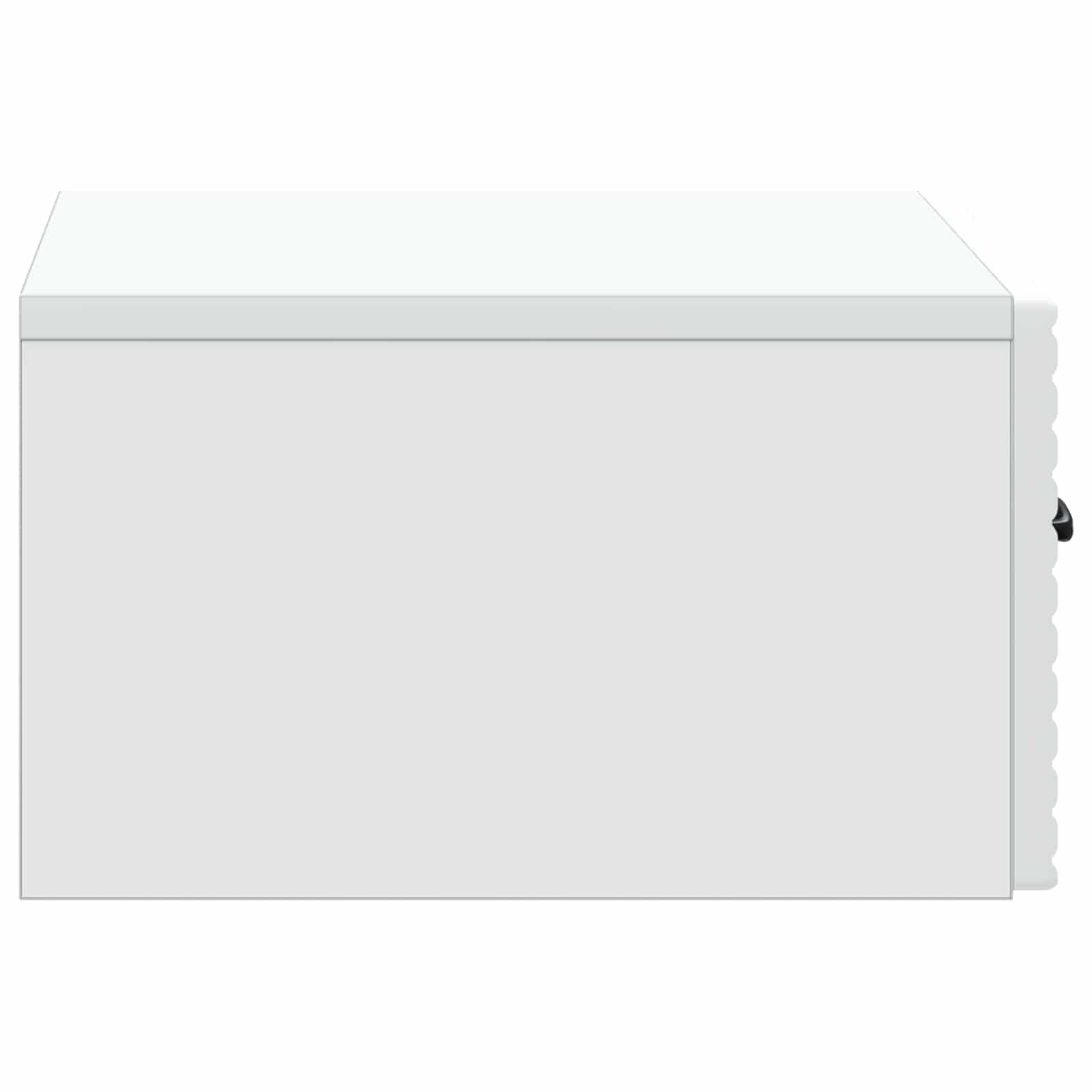 Cabinet de chevet mural 2 pcs Blanc 49 x 34,5 x 20 cm - XIOS