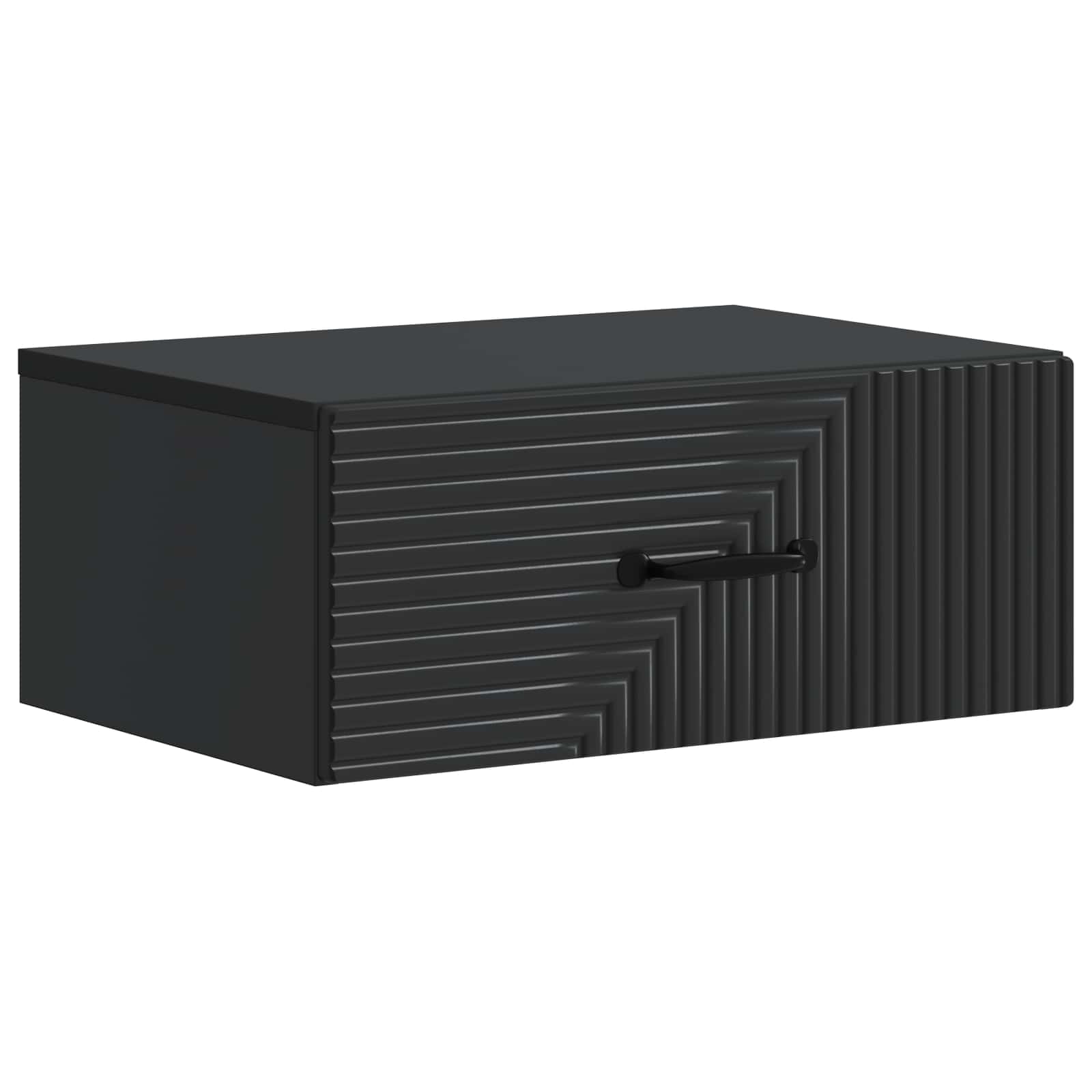 Cabinet de chevet mural 2 pcs Noir 49 x 34,5 x 20 cm - XIOS