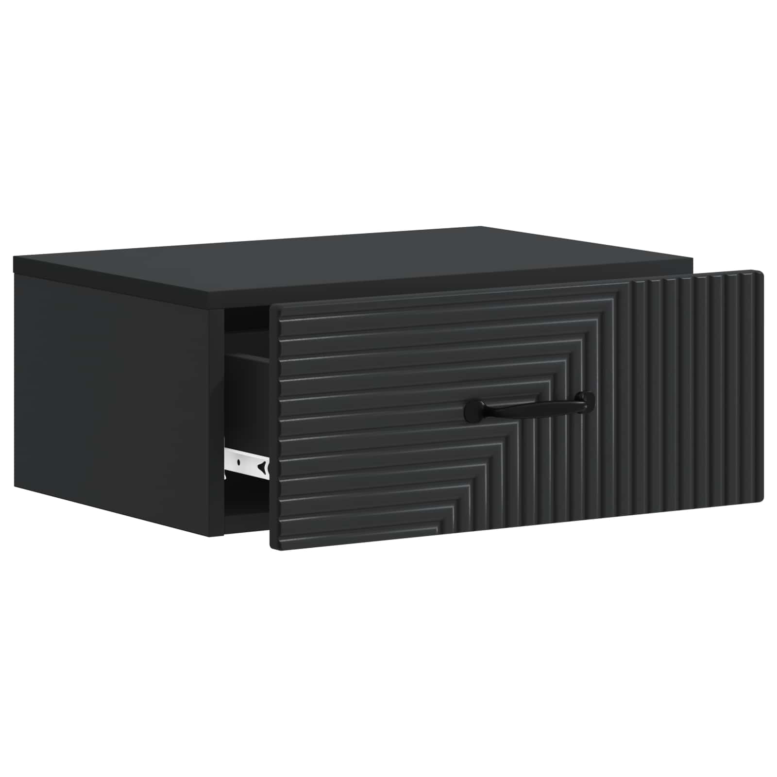 Cabinet de chevet mural 2 pcs Noir 49 x 34,5 x 20 cm - XIOS