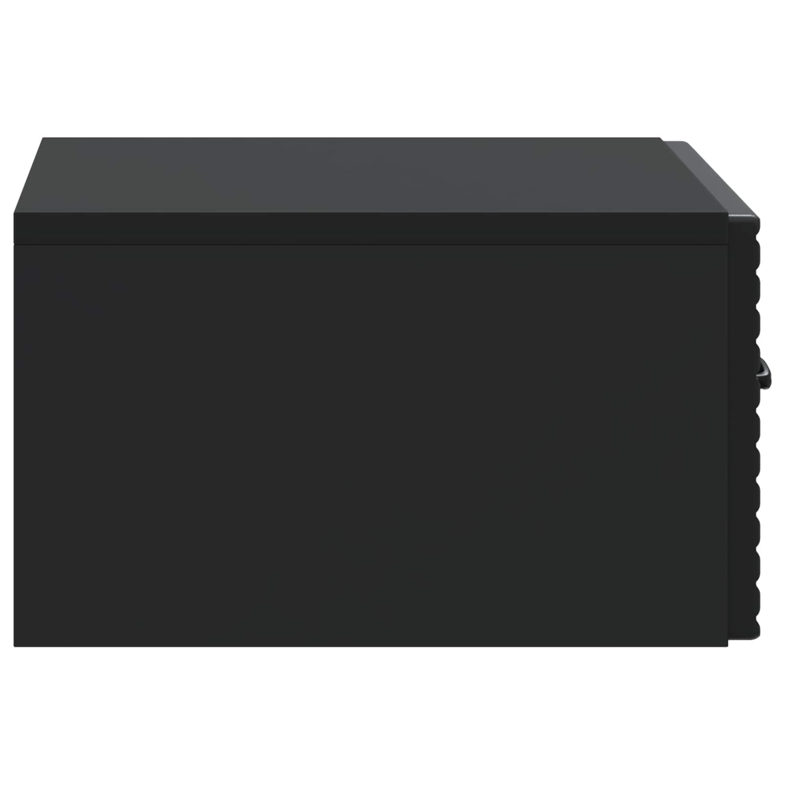 Cabinet de chevet mural 2 pcs Noir 49 x 34,5 x 20 cm - XIOS