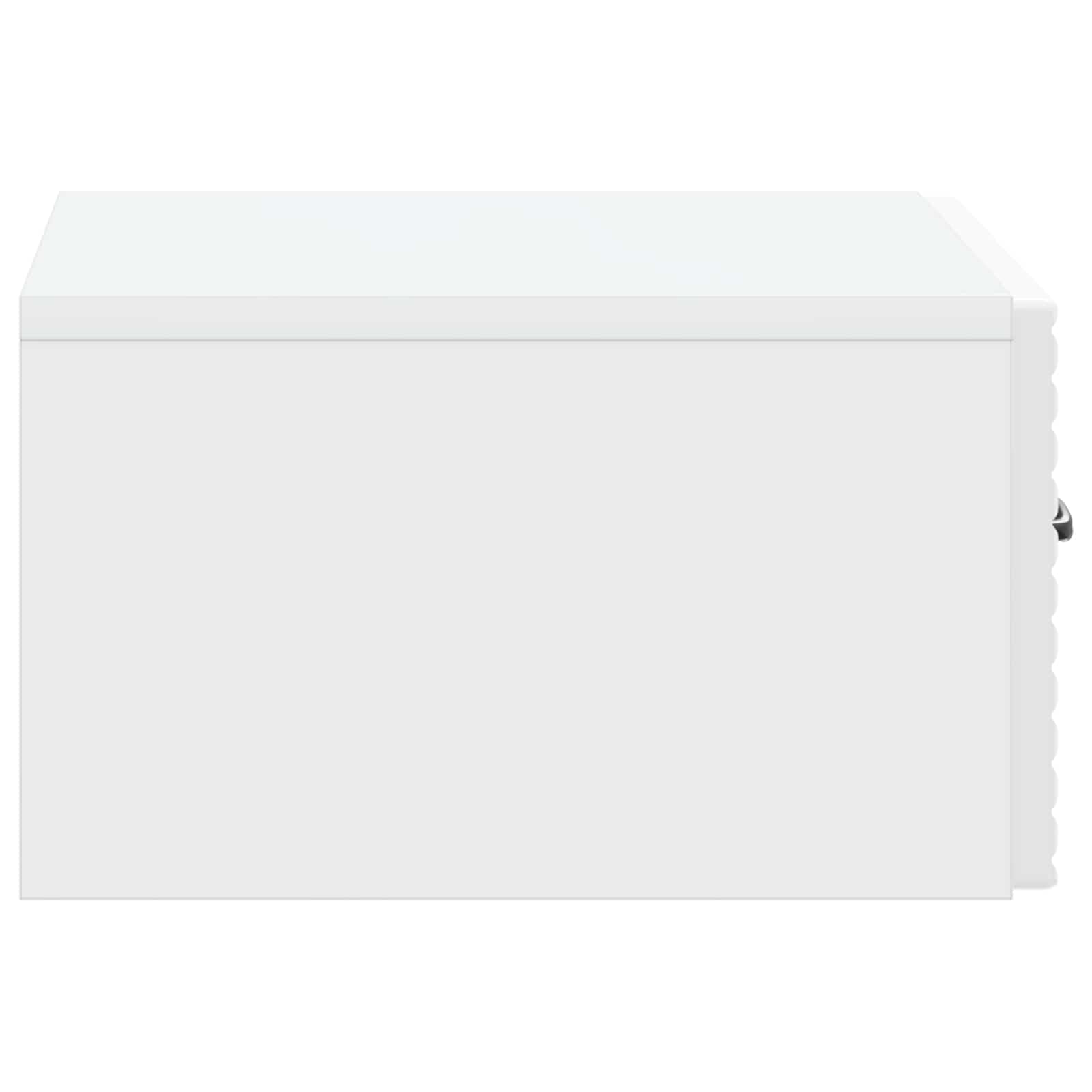 Cabinet de chevet mural 2 pcs Blanc brillant 49 x 34,5 x 20 cm - XIOS